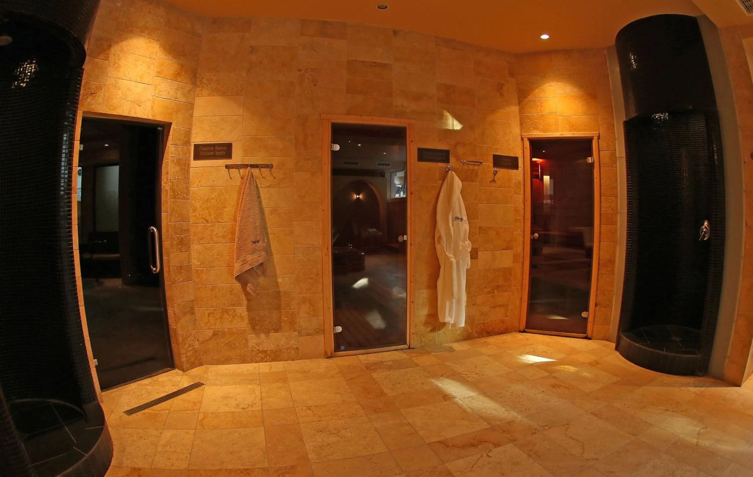 Sauna in Radina's Way Hotel