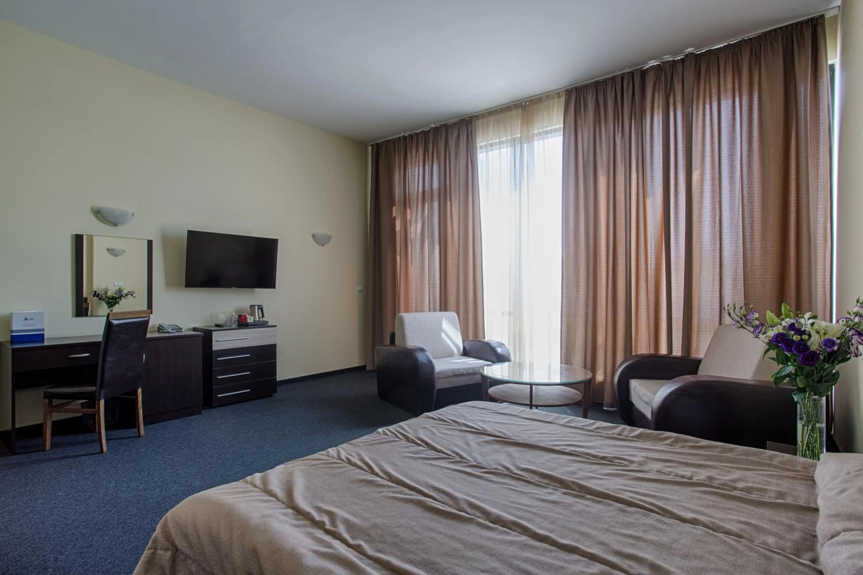 Photo of the whole room, Bed in Hemus Hotel Sofia