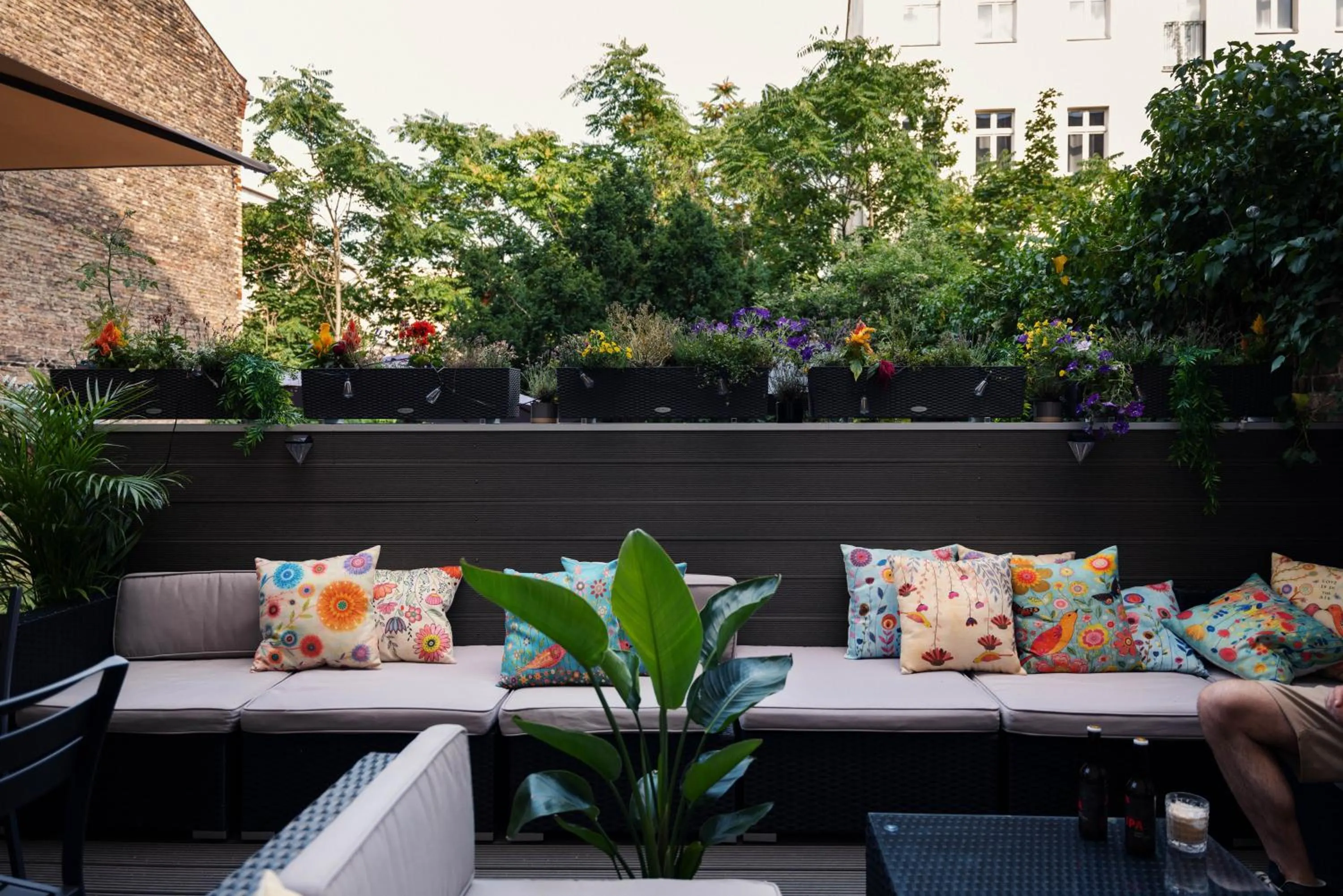 Garden in Pfefferbett Hostel