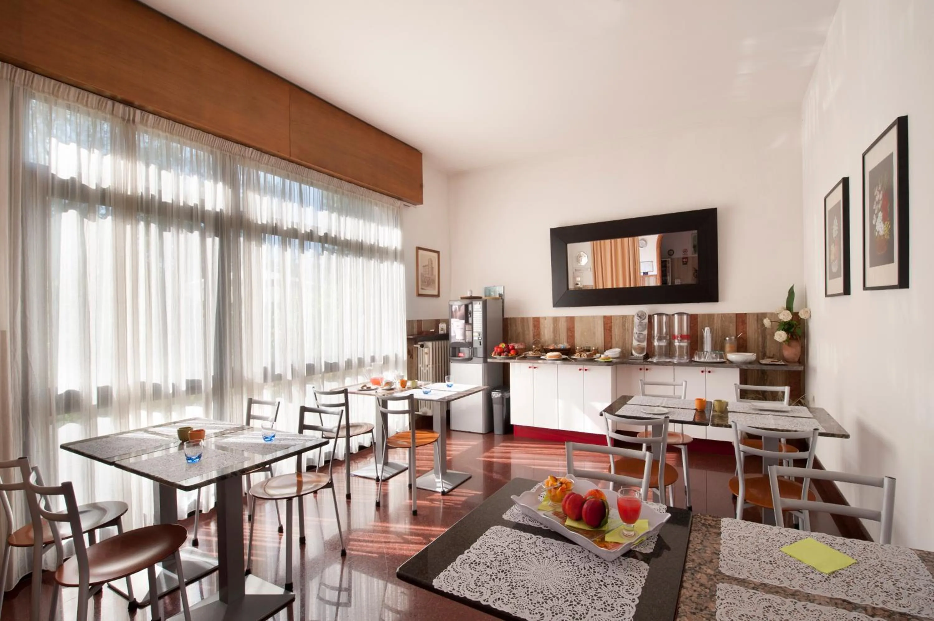 Buffet breakfast in Hotel Caselle