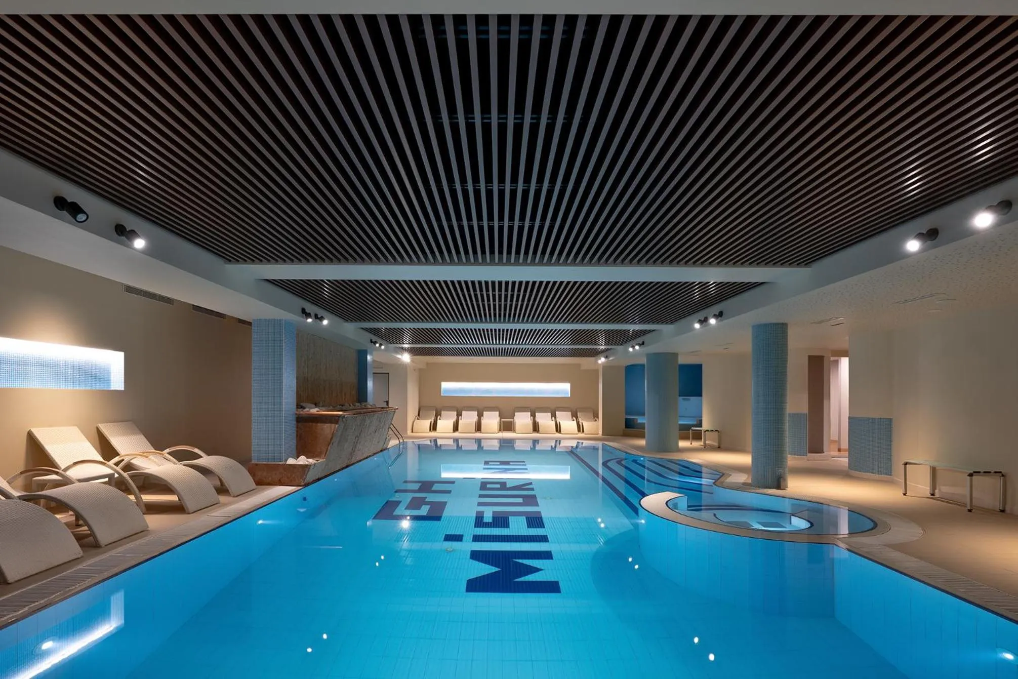 Swimming pool in Grand Hotel Misurina