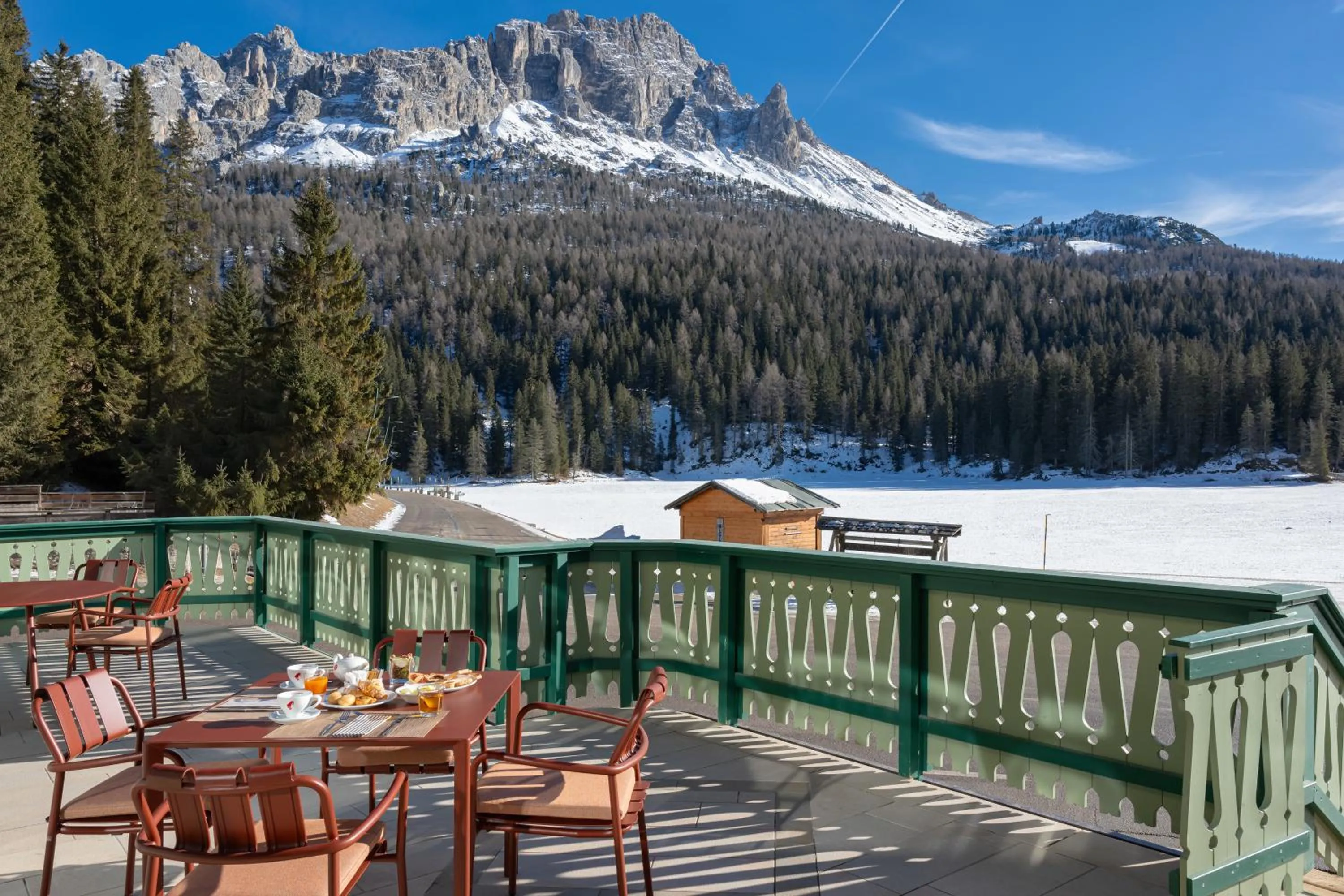 Balcony/Terrace in Grand Hotel Misurina