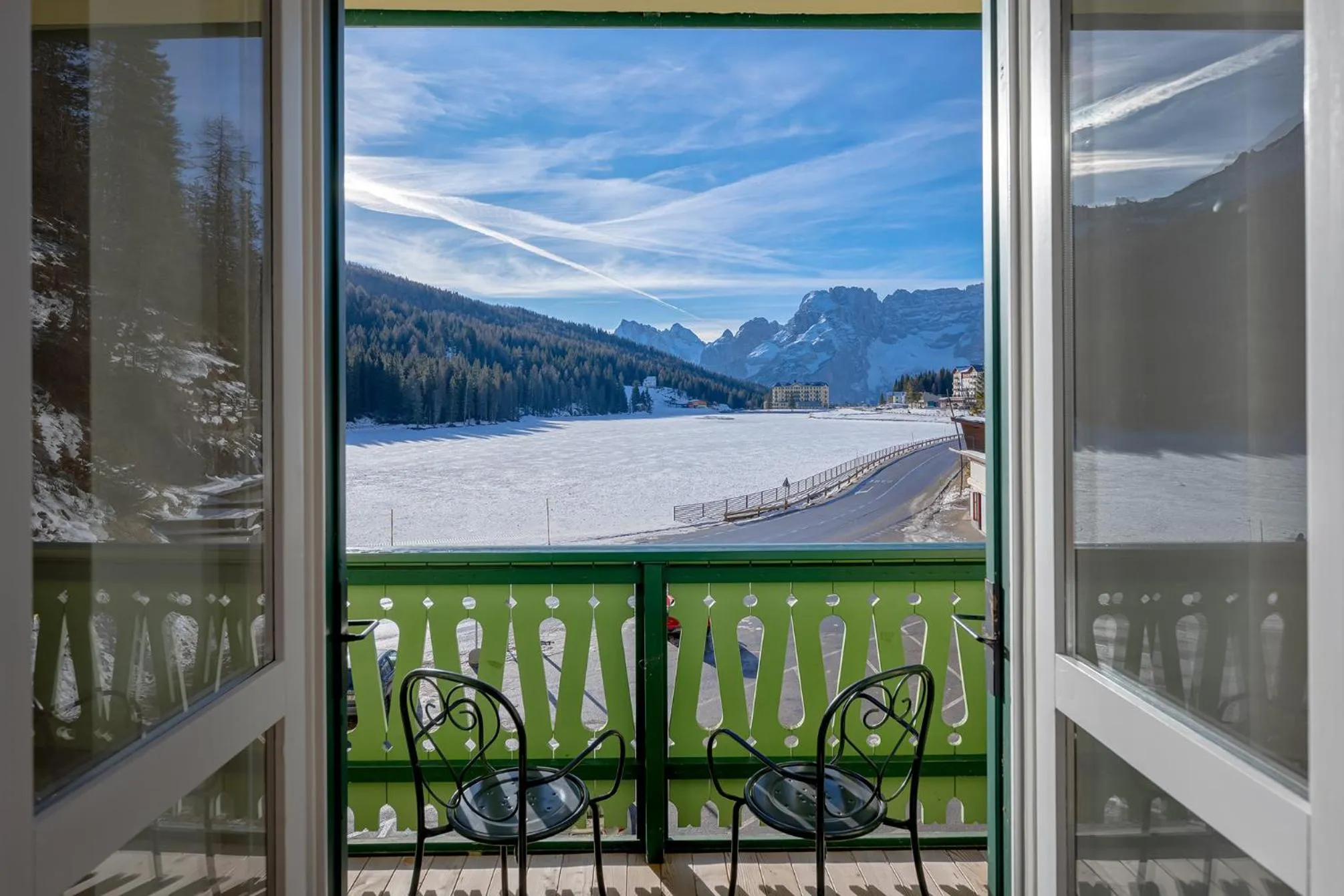 View (from property/room) in Grand Hotel Misurina