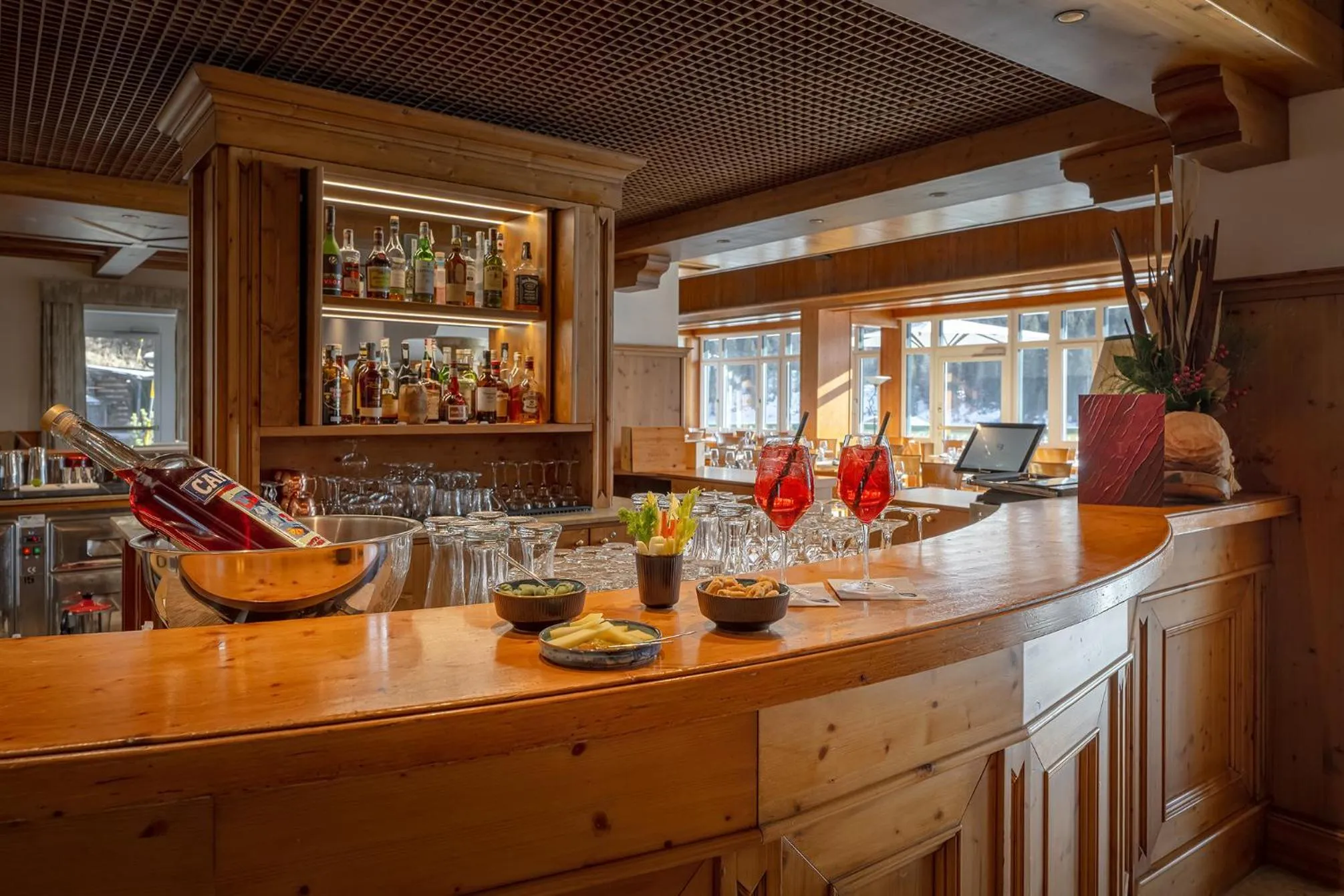 Lounge or bar in Grand Hotel Misurina
