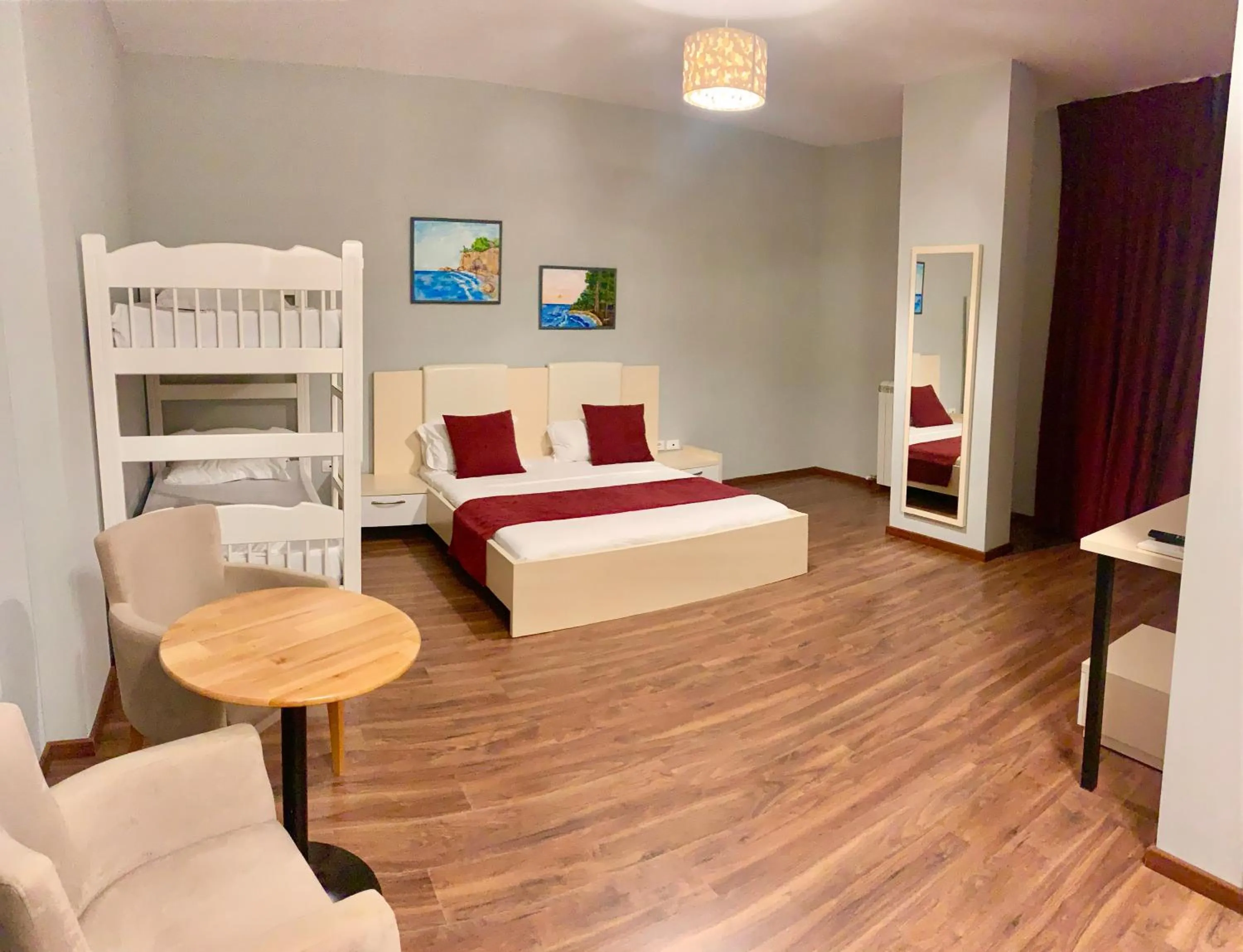 Bed in Diamond Beach Residence Hotel
