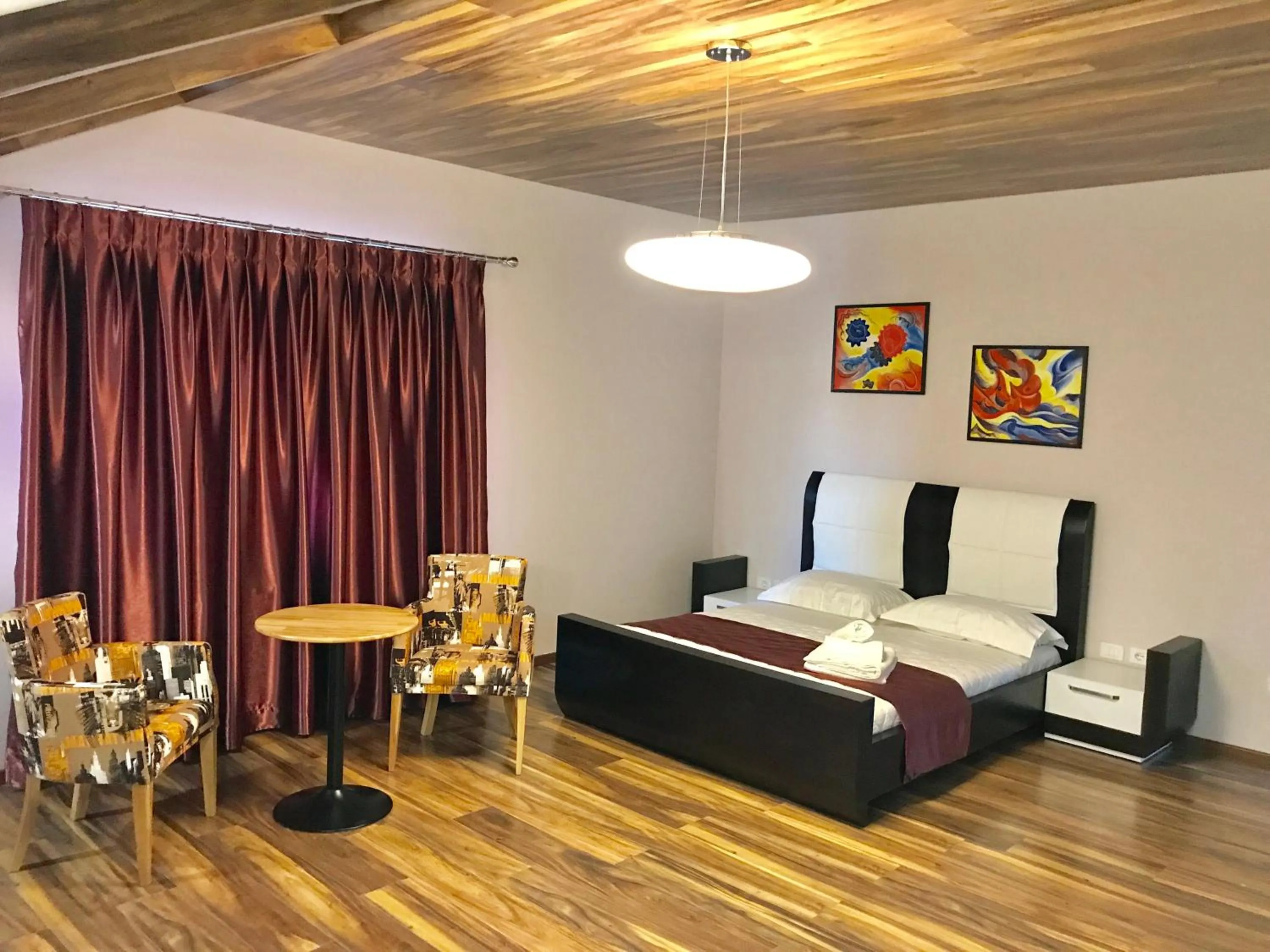 Bed in Diamond Beach Residence Hotel