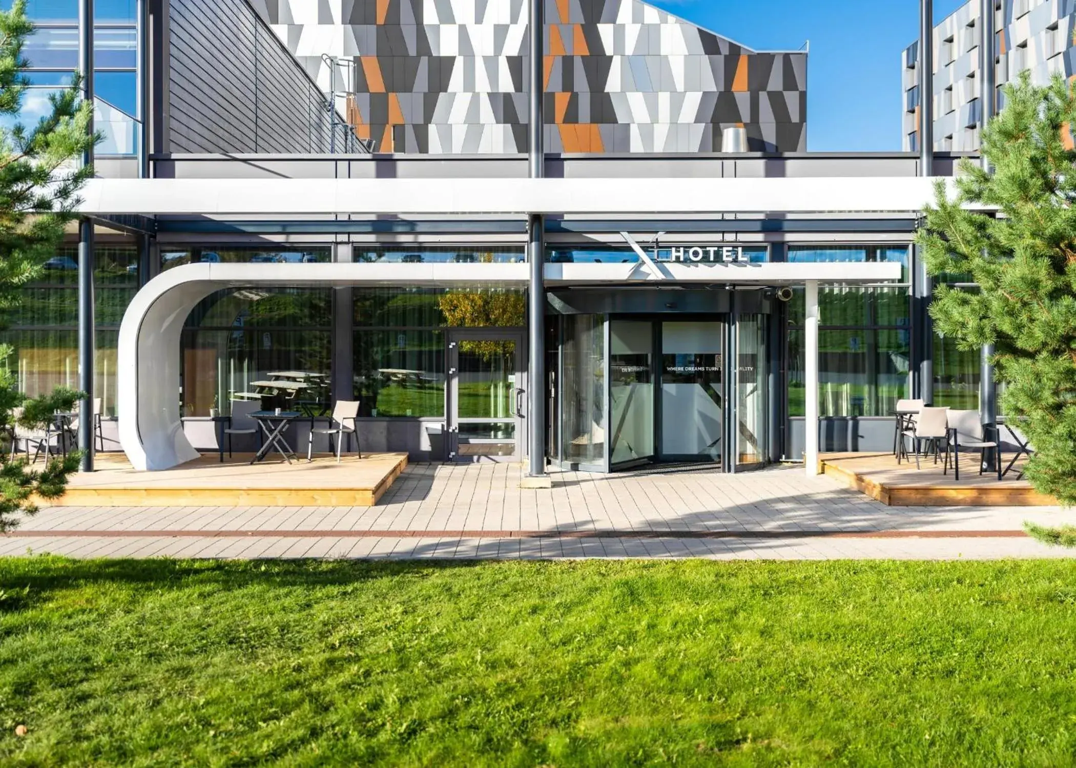 Property building in X Hotel Property building in X Hotel