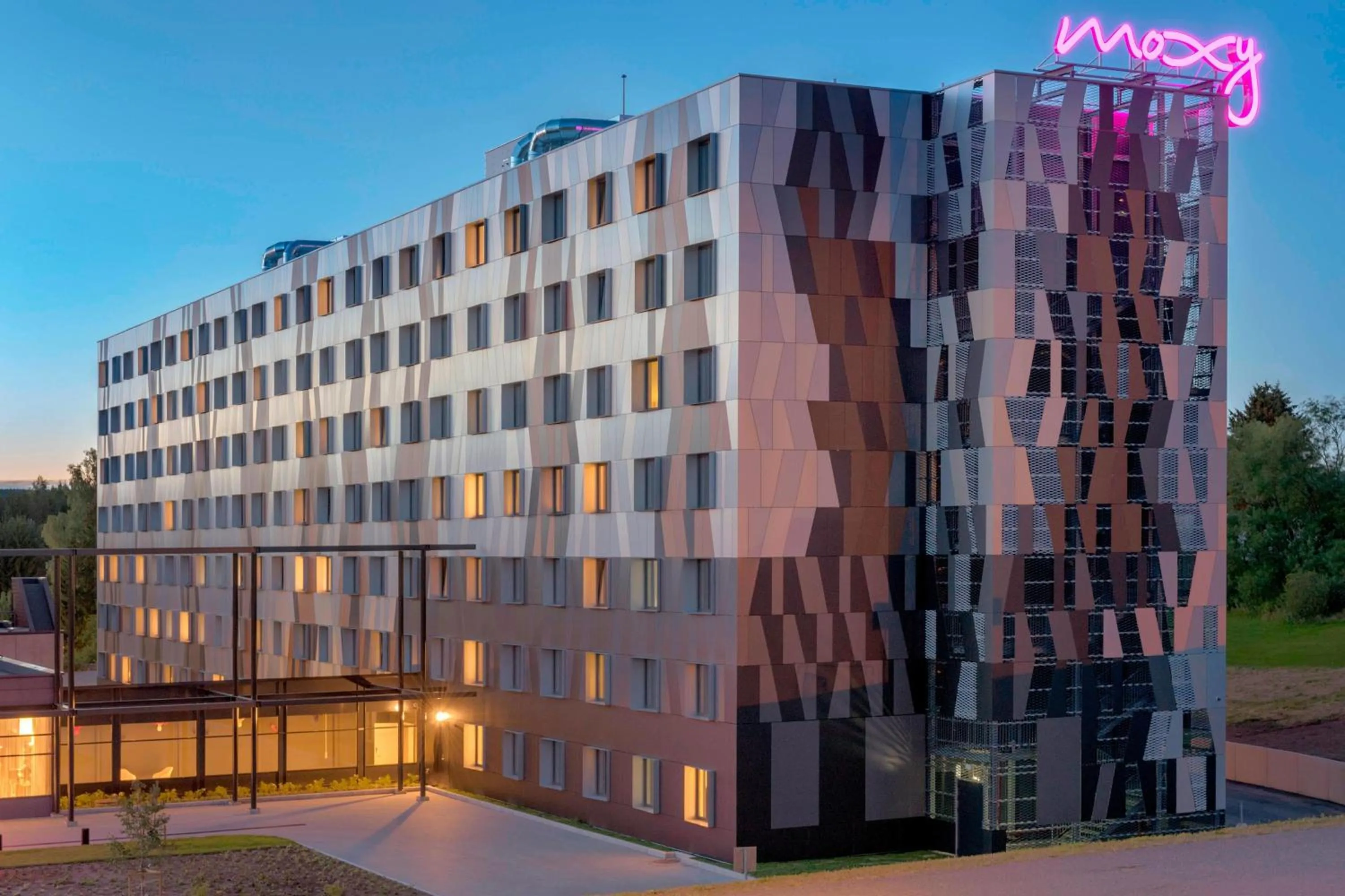 Property building in X Hotel