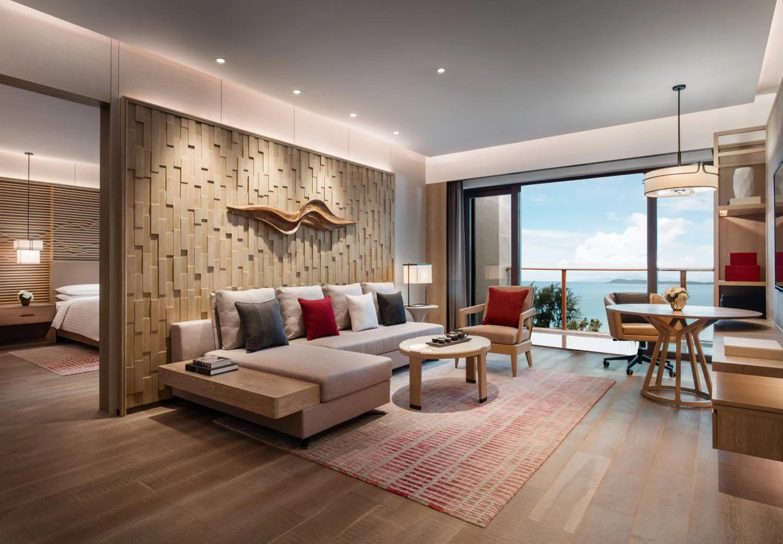 Property building in Shenzhen Marriott Hotel Golden Bay