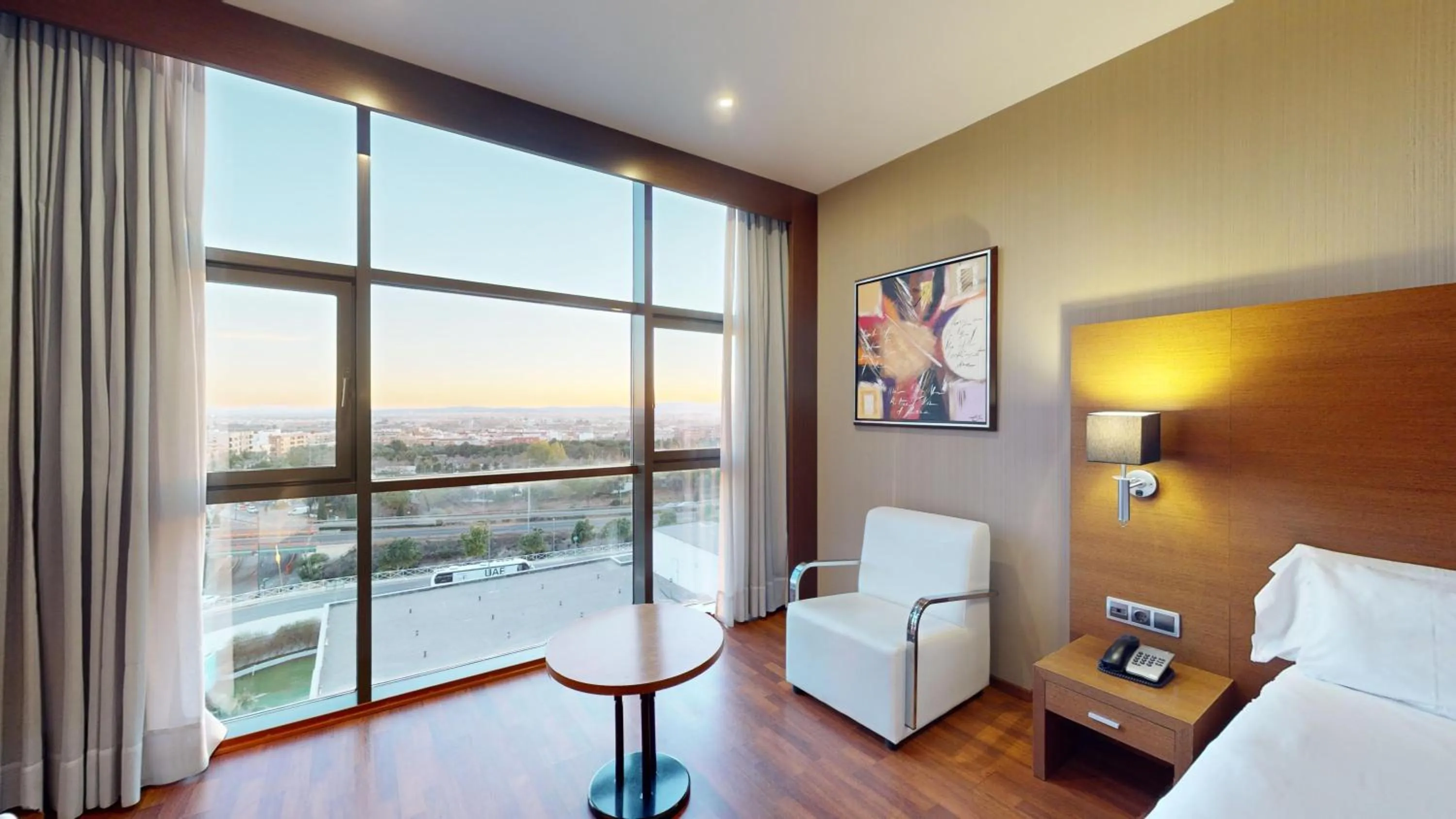 Photo of the whole room, Bed in AZZ Valencia Congress Hotel & Spa