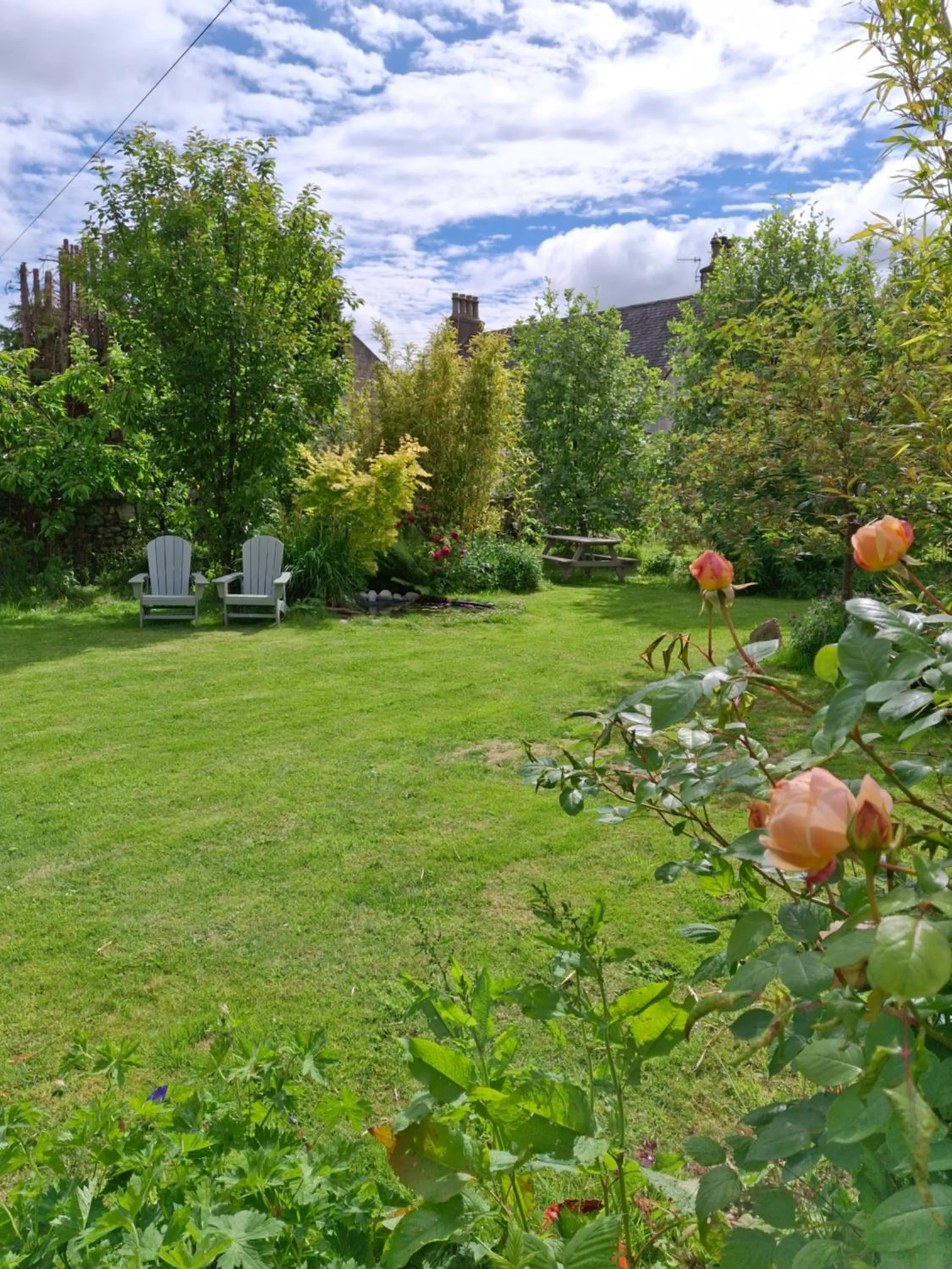 Garden view in Aberlour Cottages - Bolthole & Retreat