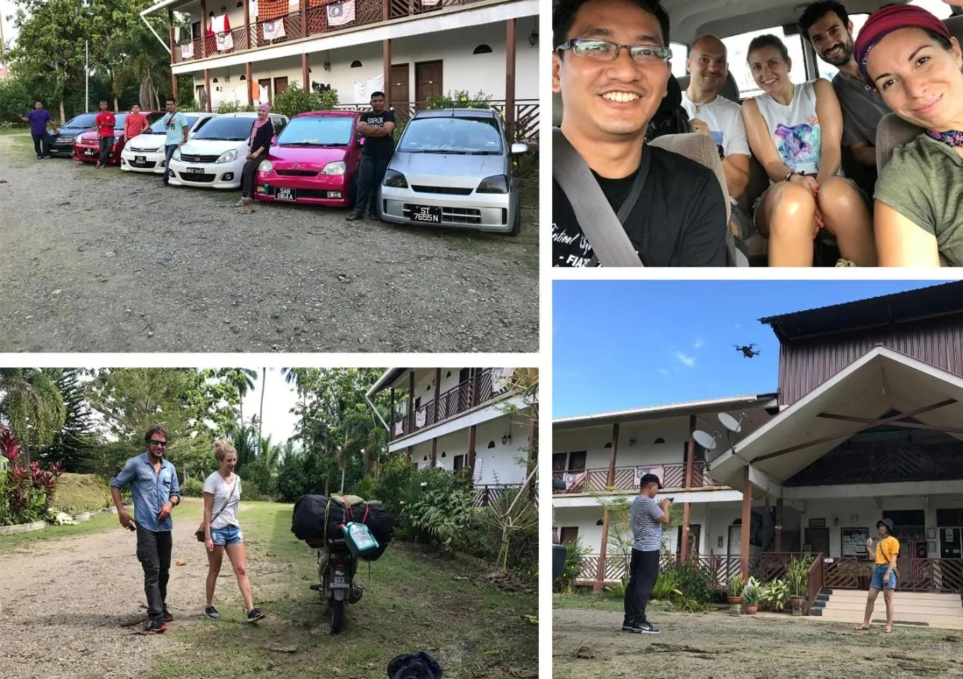 group of guests in RTMS Guesthouse Semporna