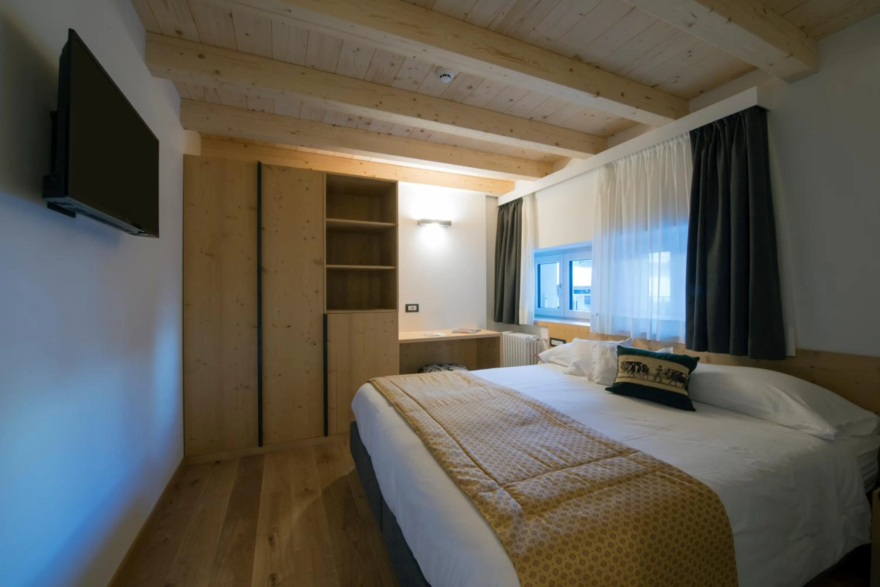 Bed in Hotel La Meridiana