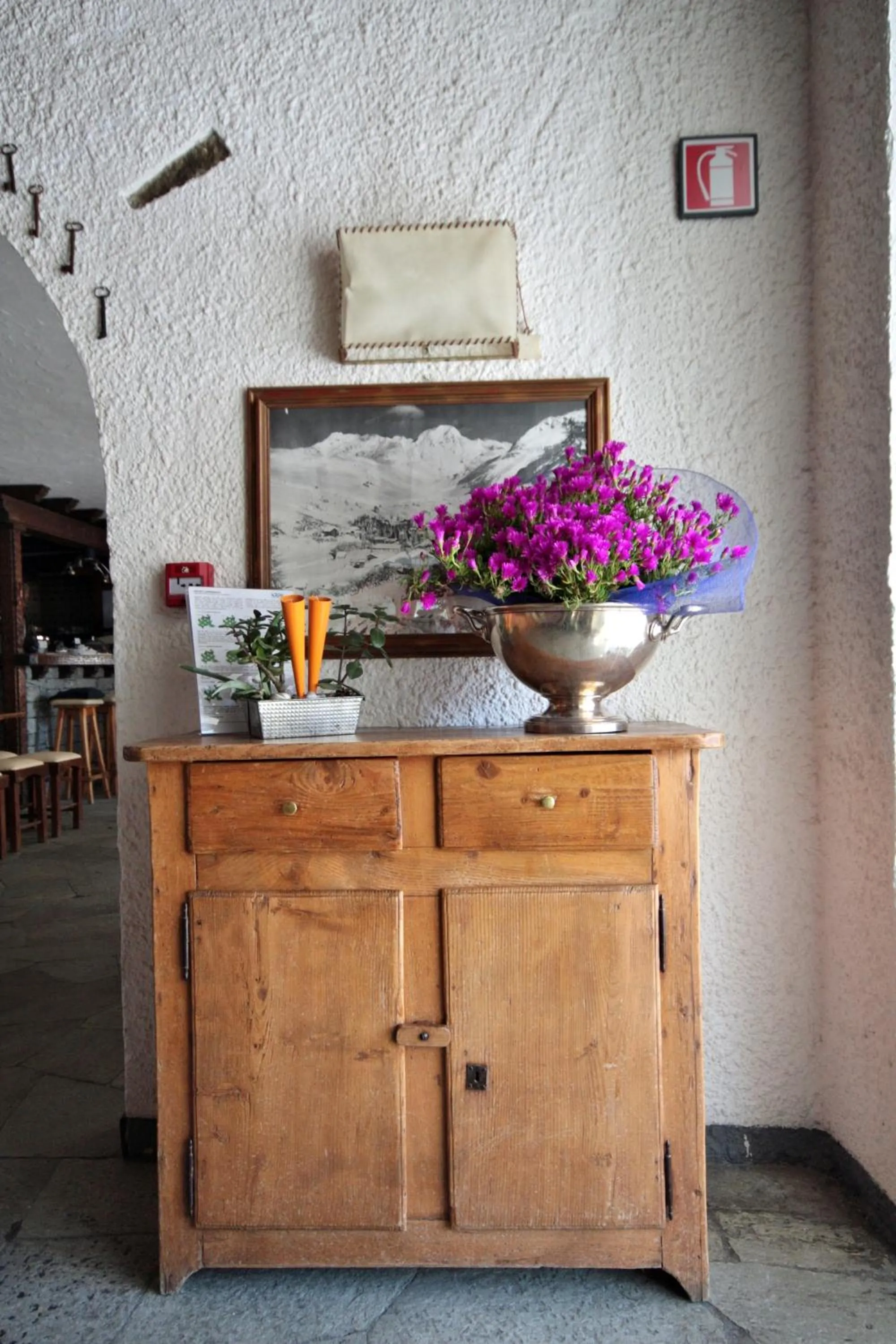 Decorative detail in Hotel La Meridiana