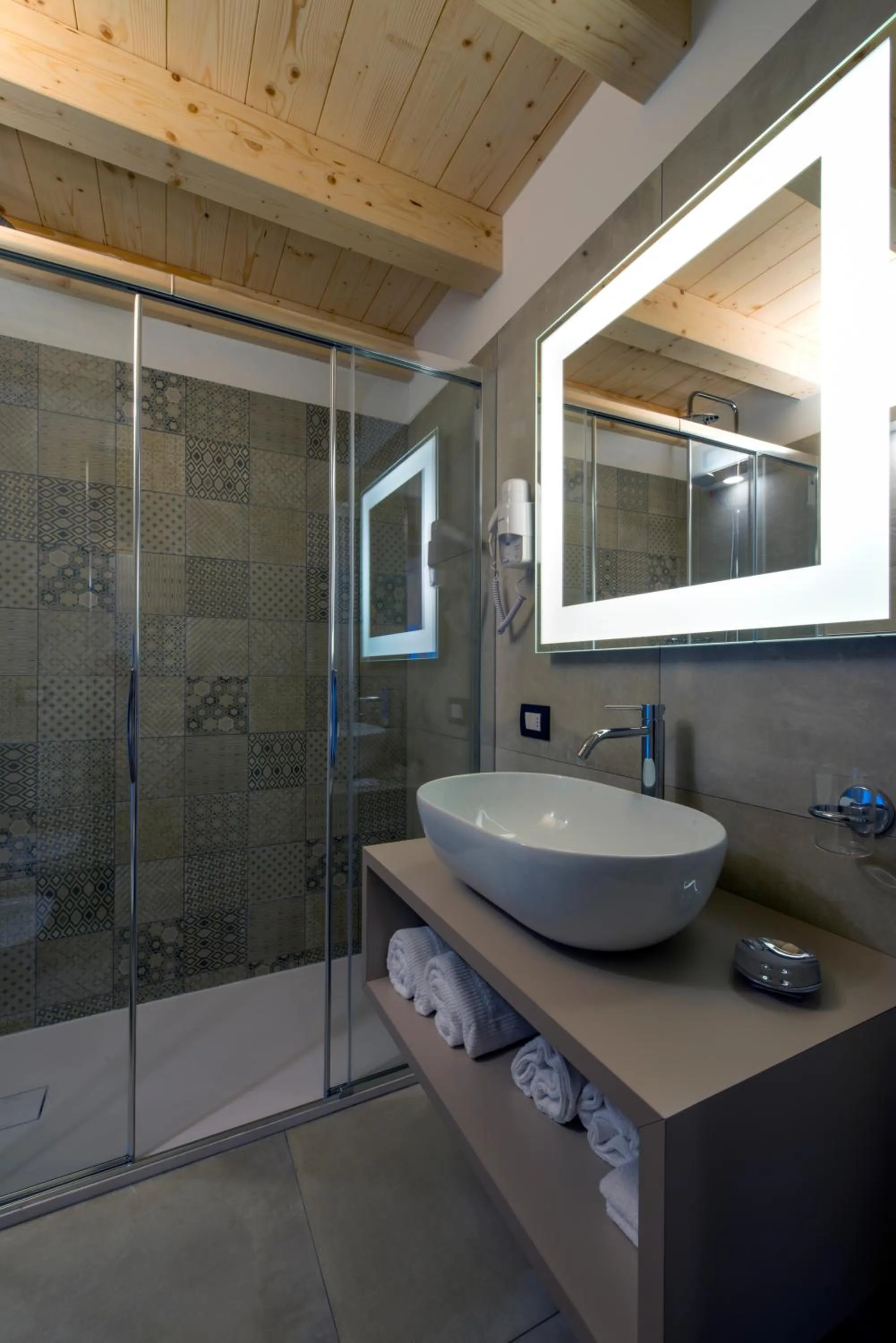 Shower in Hotel La Meridiana