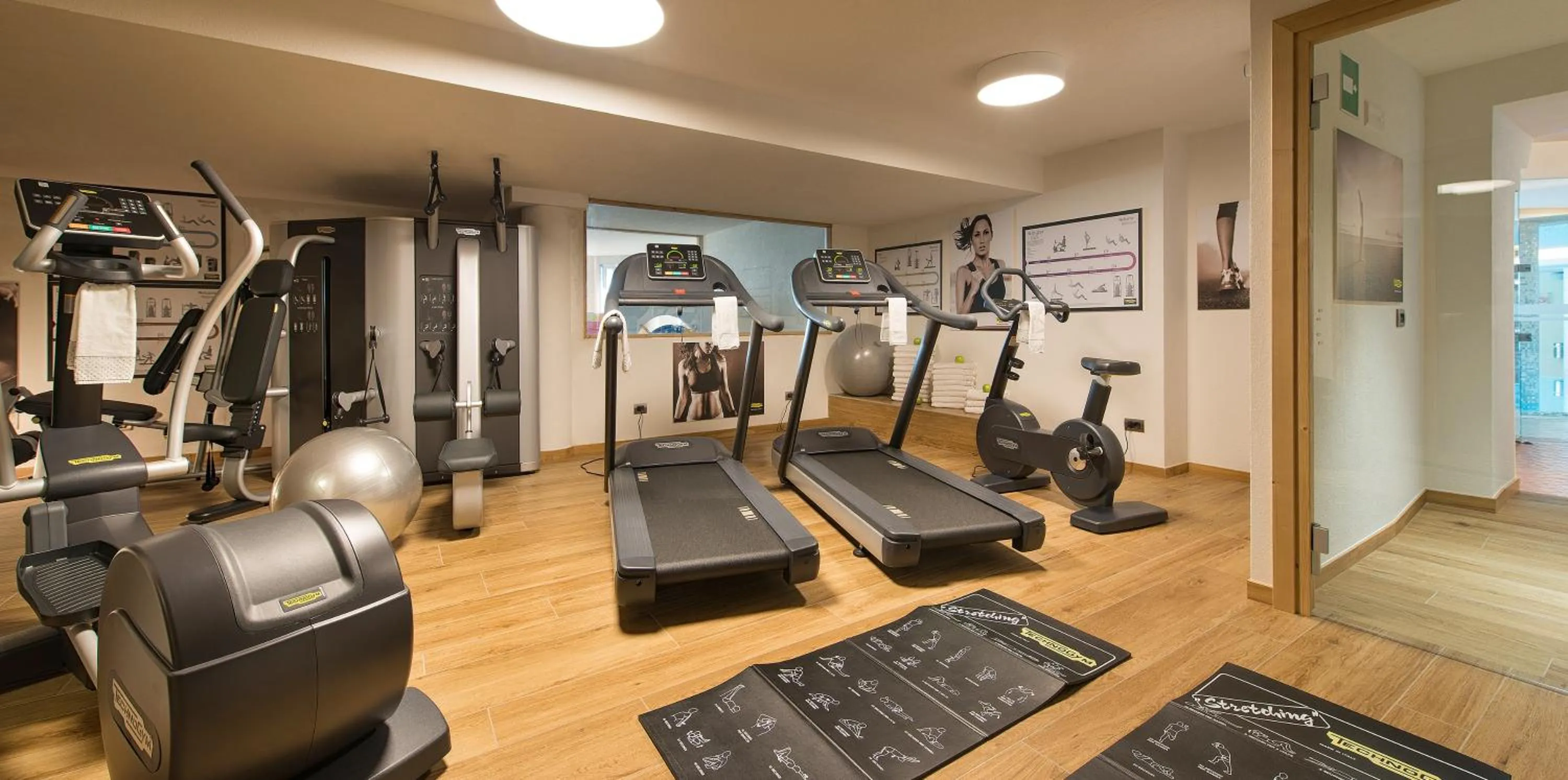 Fitness centre/facilities in Hotel Baita Montana