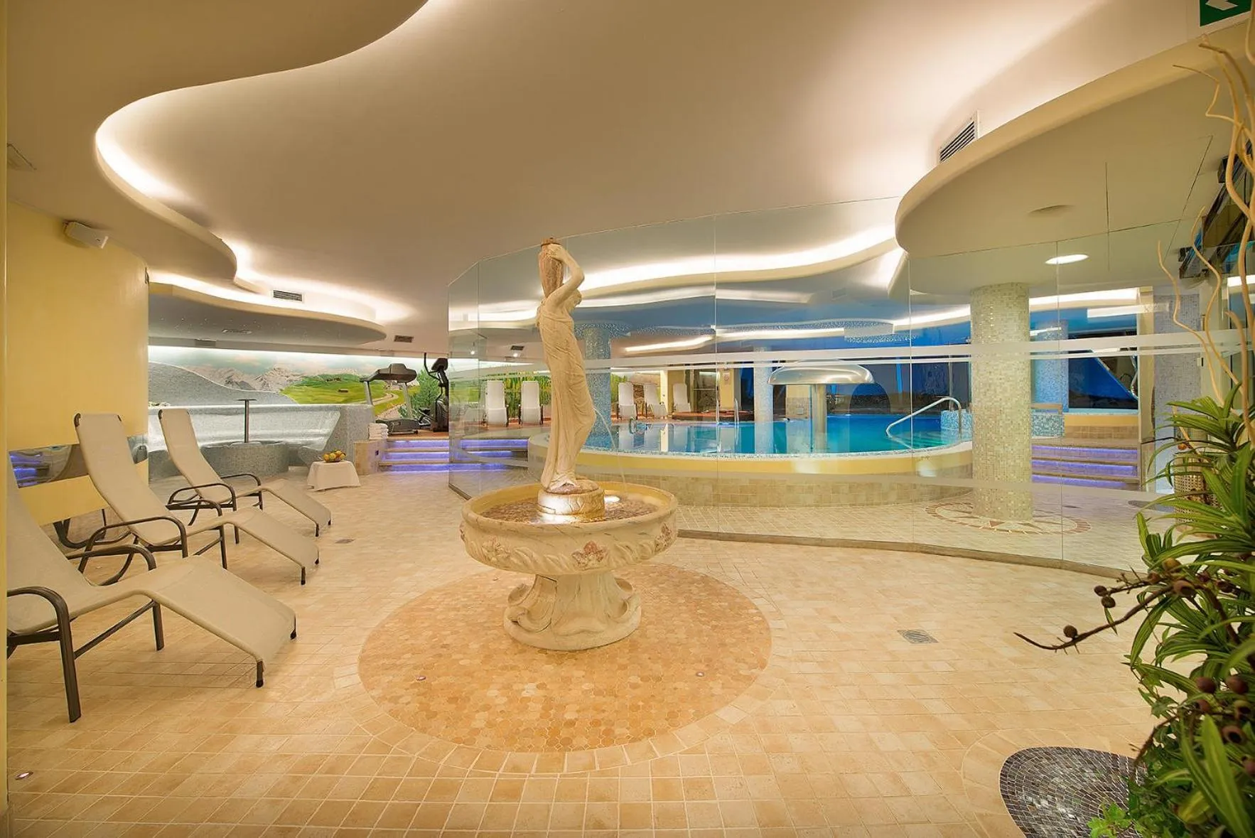 Spa and wellness centre/facilities in Hotel Baita Montana