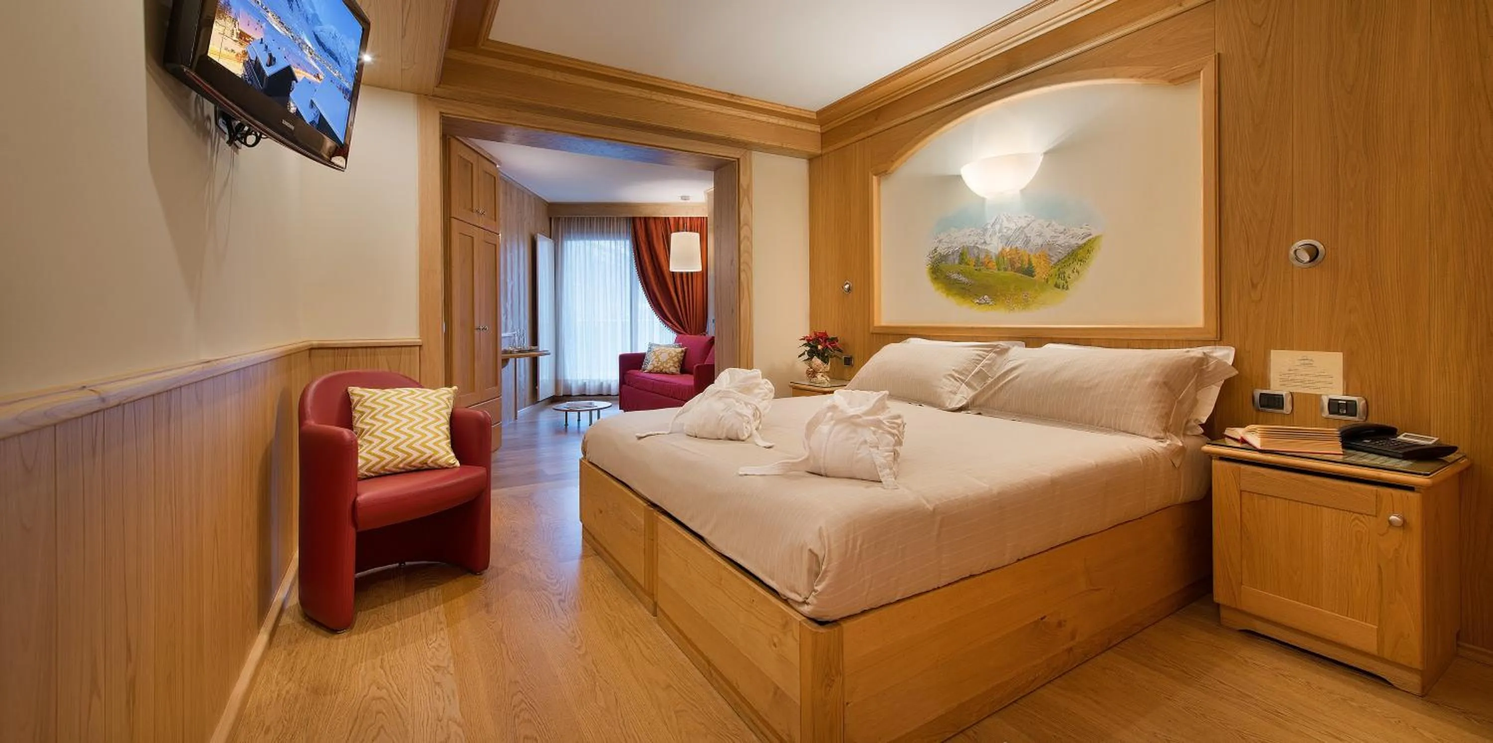 Bed in Hotel Baita Montana