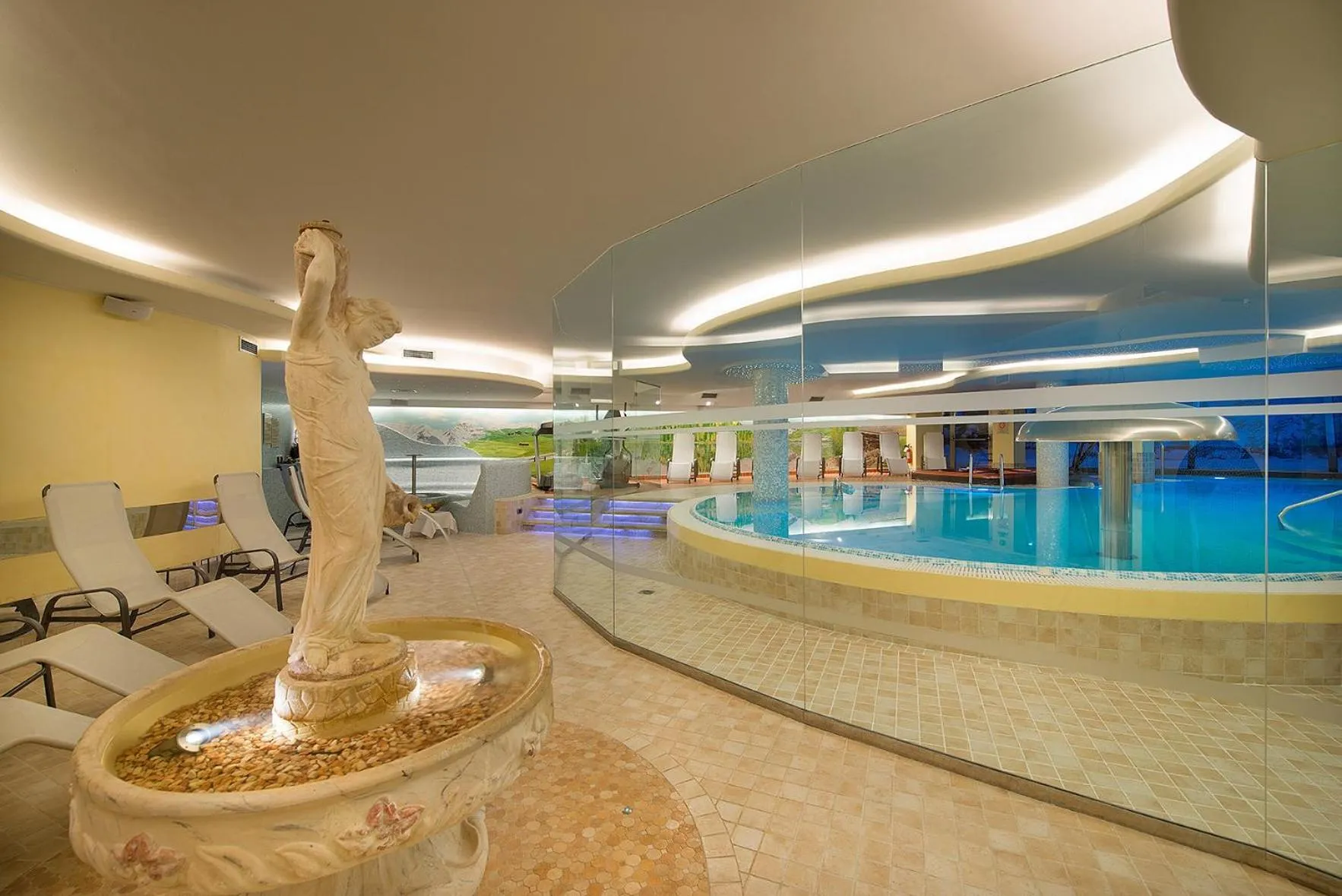 Spa and wellness centre/facilities in Hotel Baita Montana
