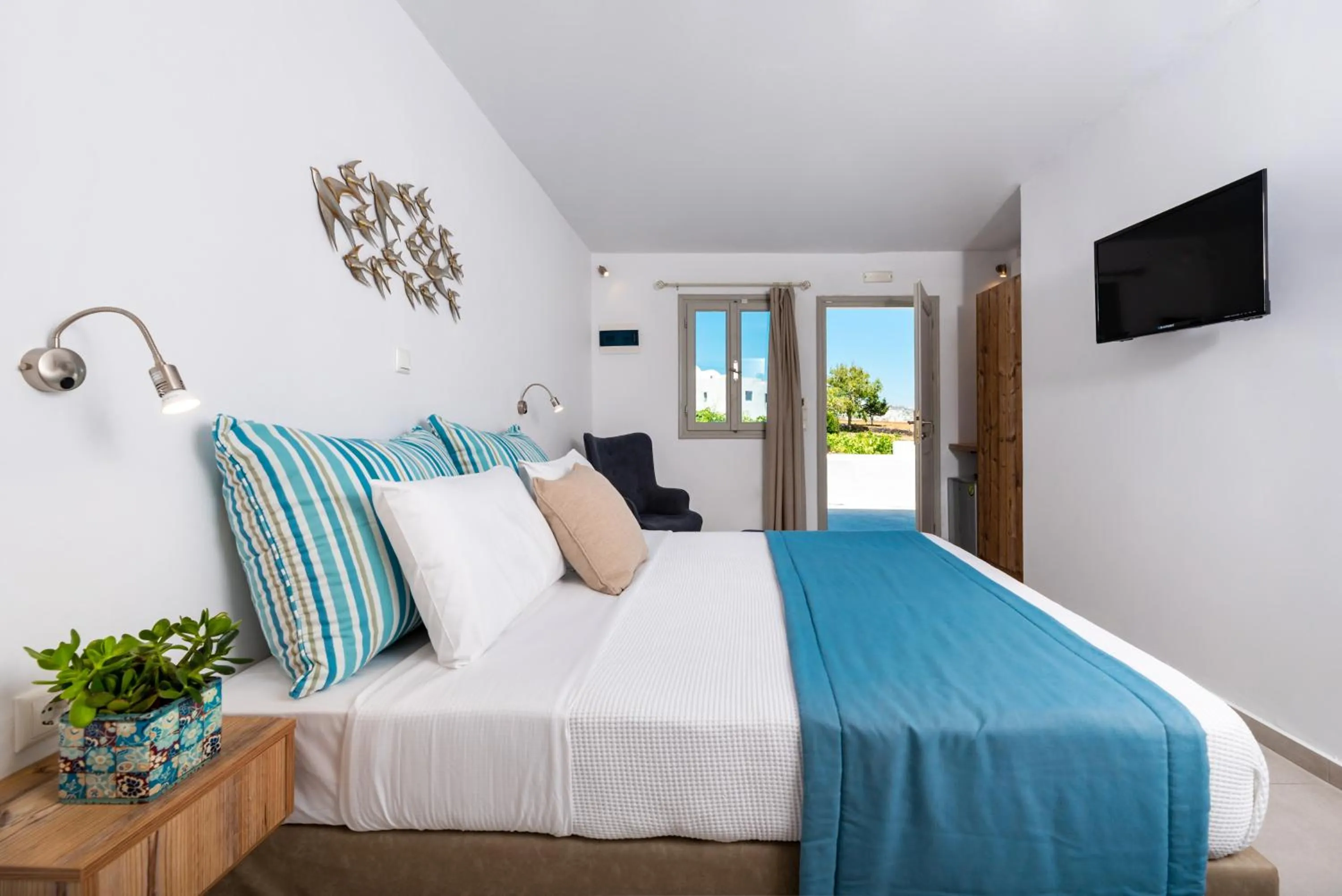 Bedroom, Bed in Kalisperis Hotel