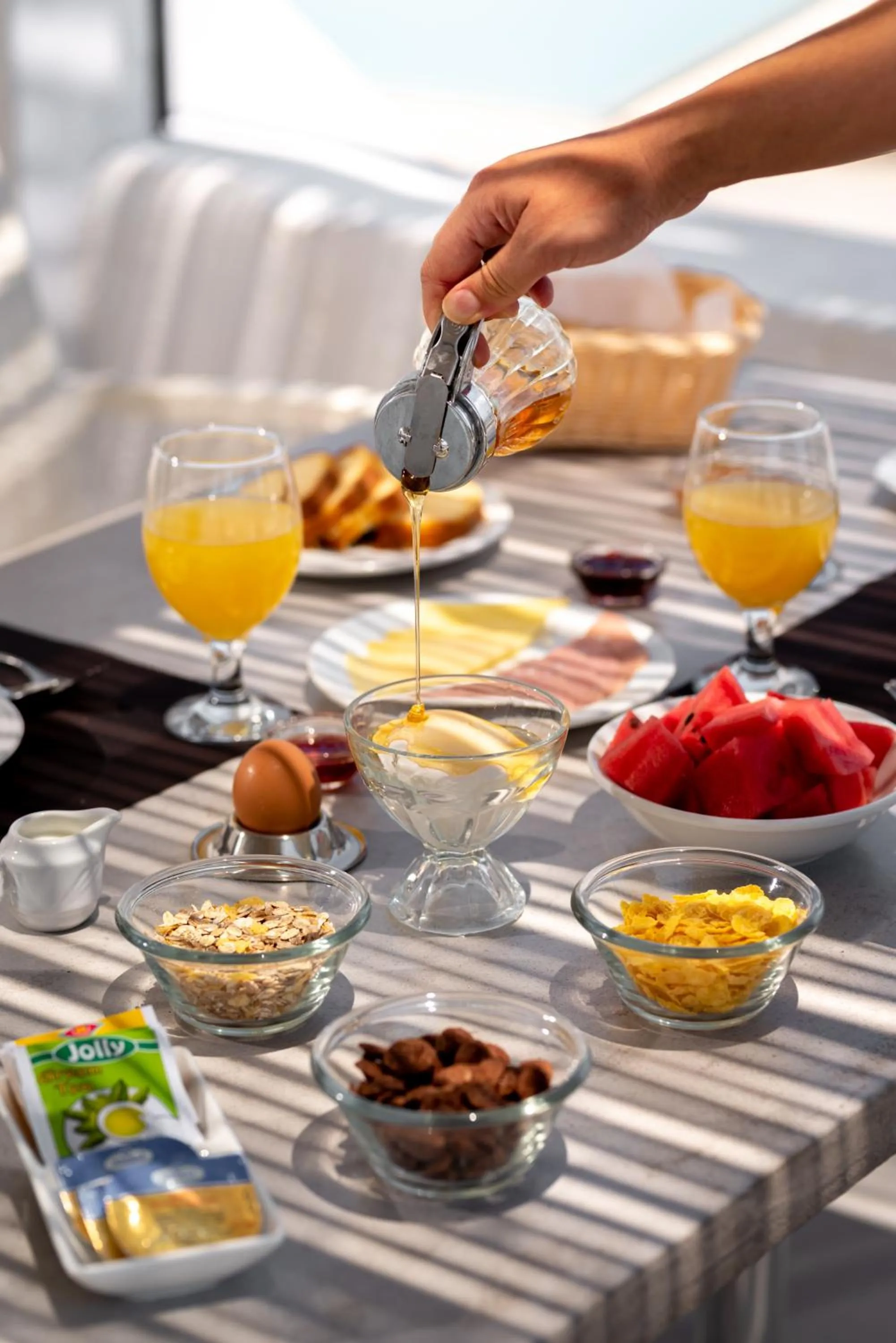 Breakfast in Kalisperis Hotel