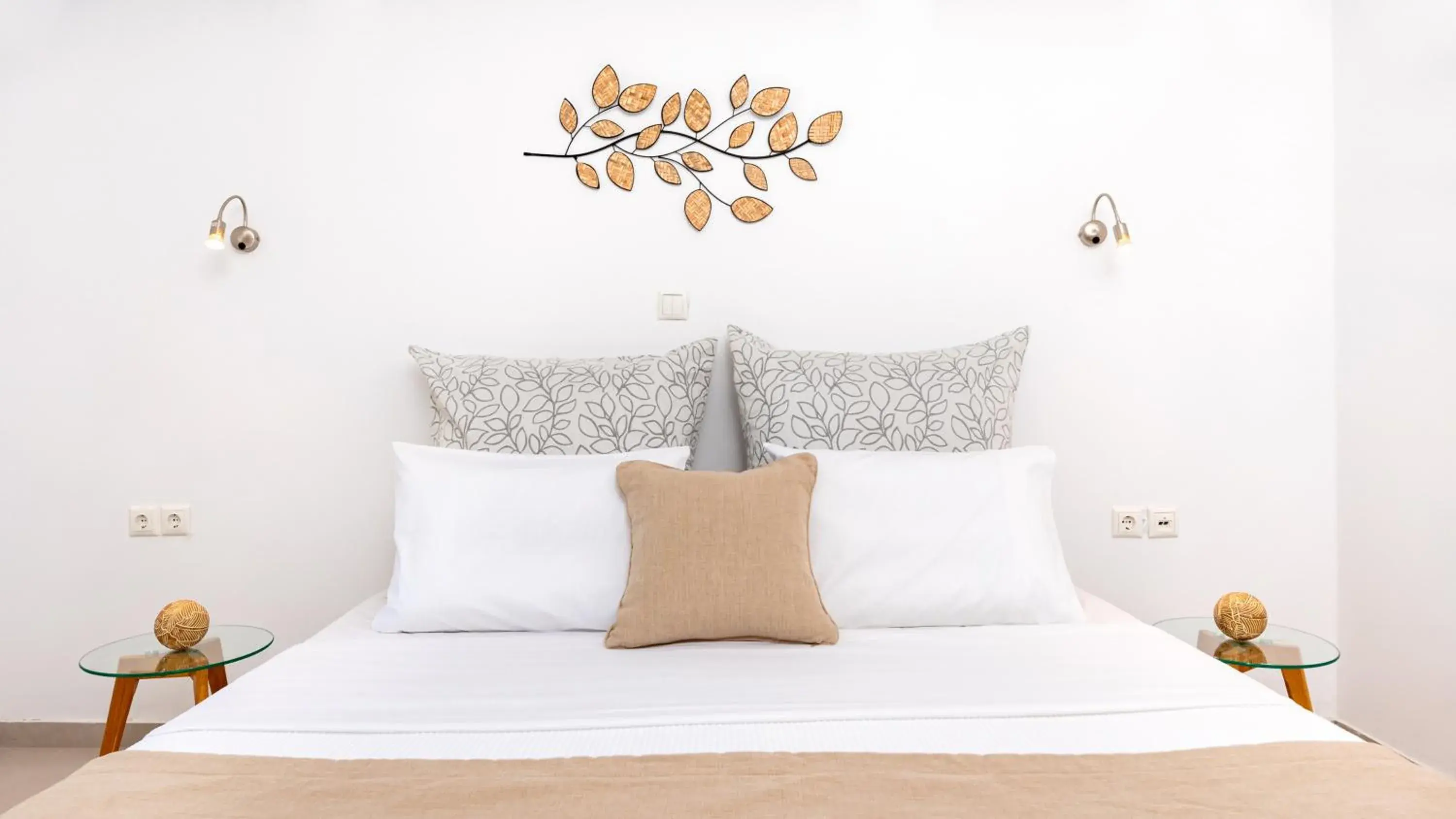 Bed in Kalisperis Hotel Bed in Kalisperis Hotel