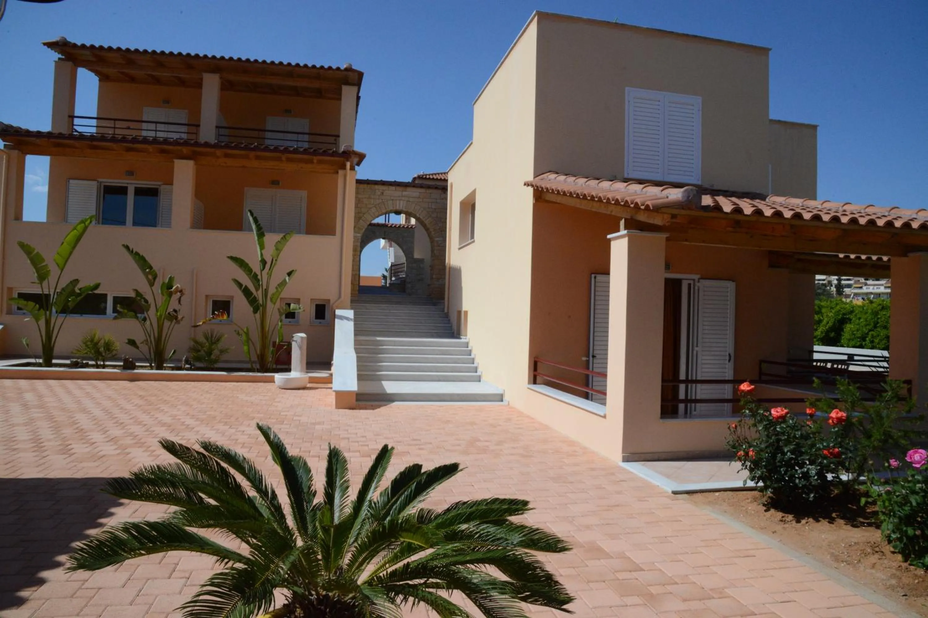 Patio in Maria's Filoxenia Suites