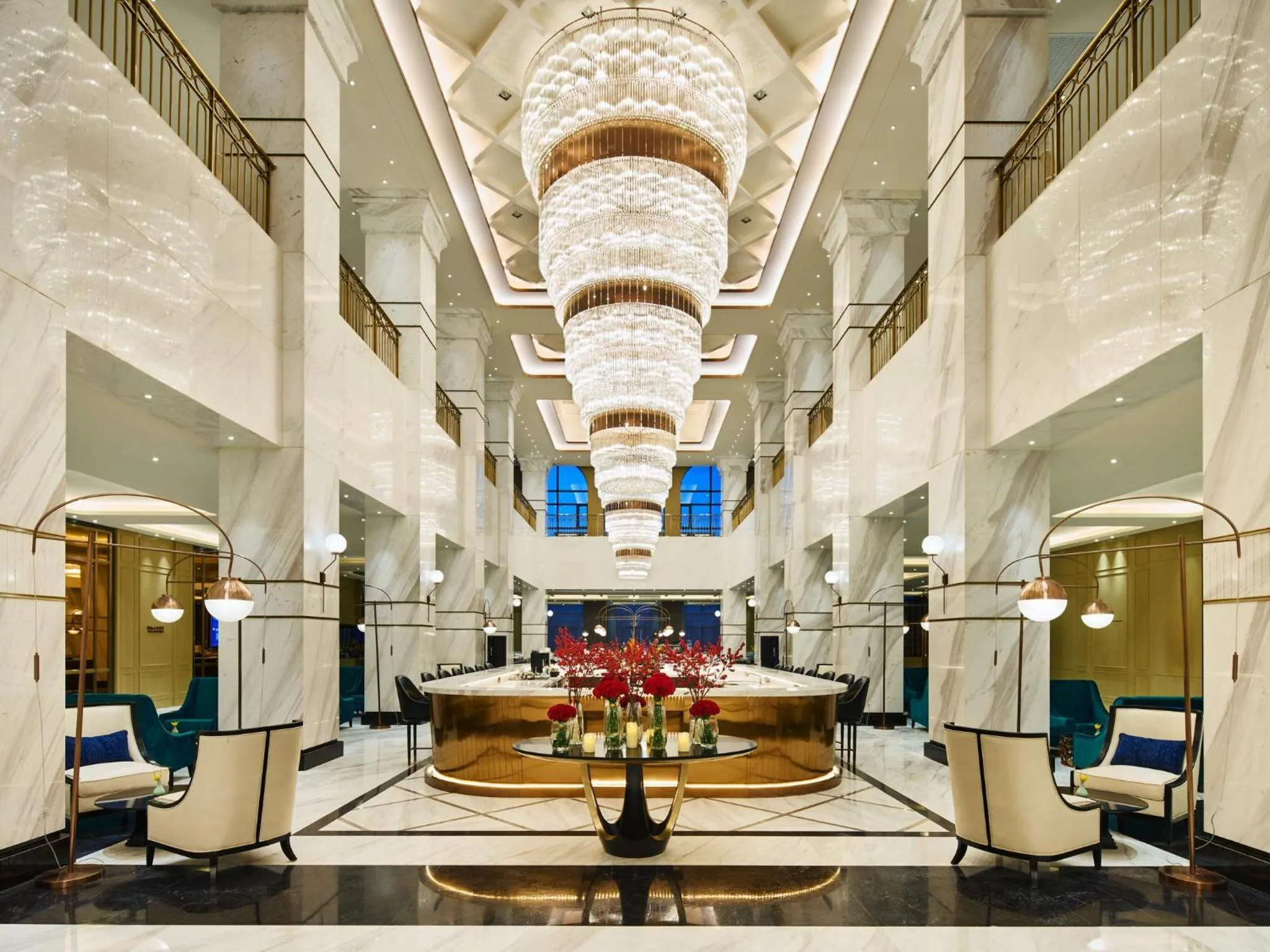 Lobby or reception in PRIMUS Hotel Wuhan Hannan