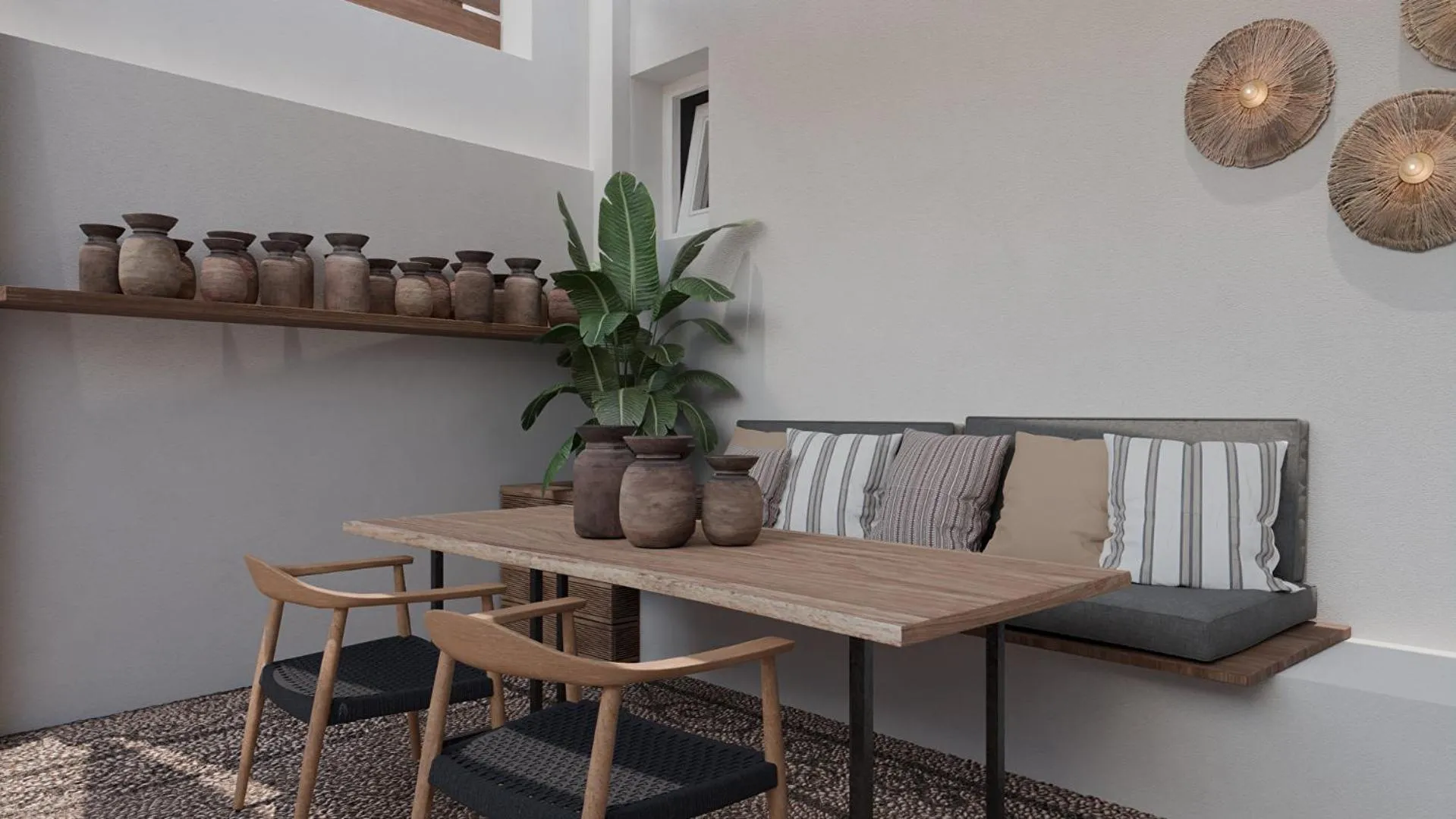 Patio in F Fine Suites - Adults Only