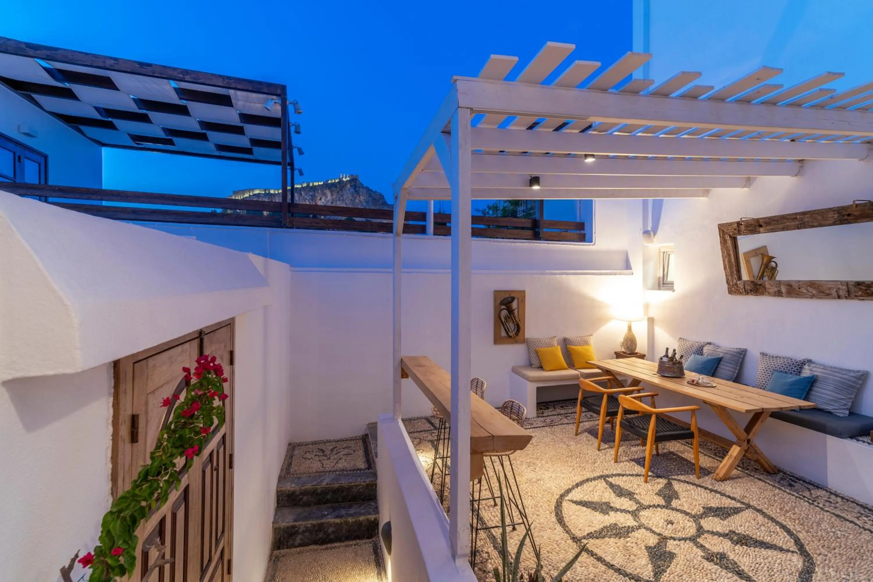 Patio in F Fine Suites - Adults Only