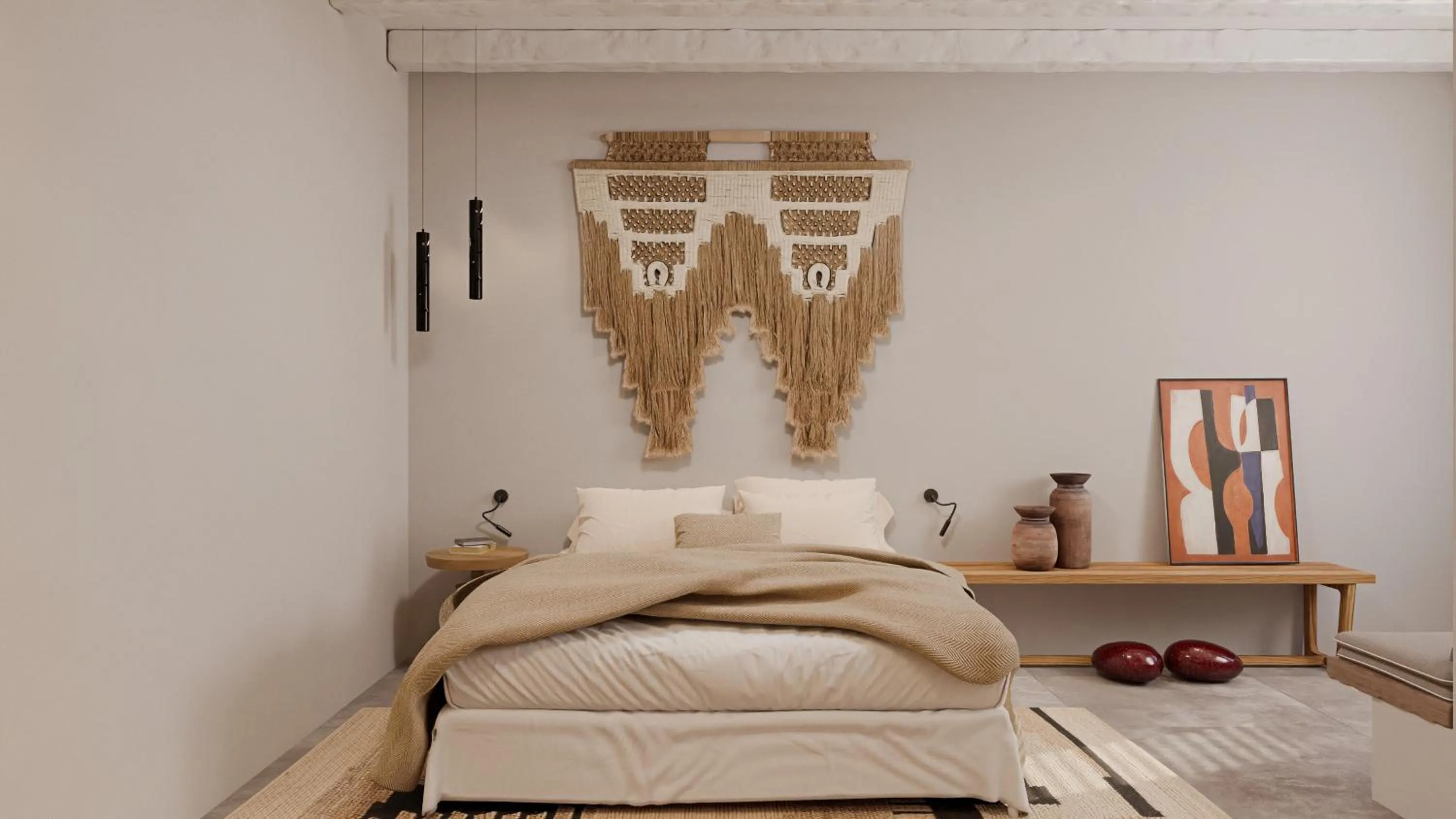 Bed in F Fine Suites - Adults Only