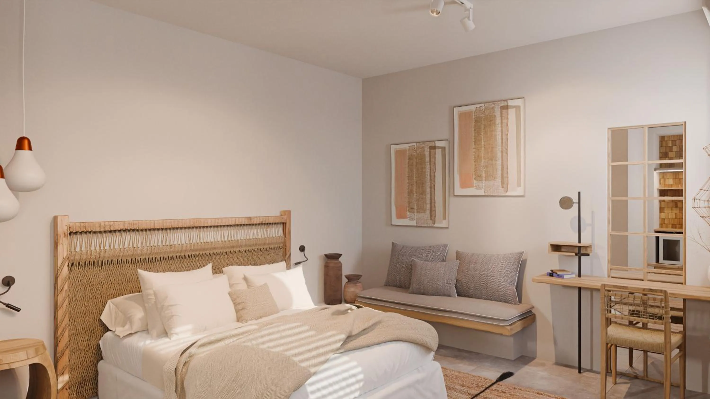 Photo of the whole room, Bed in F Fine Suites - Adults Only