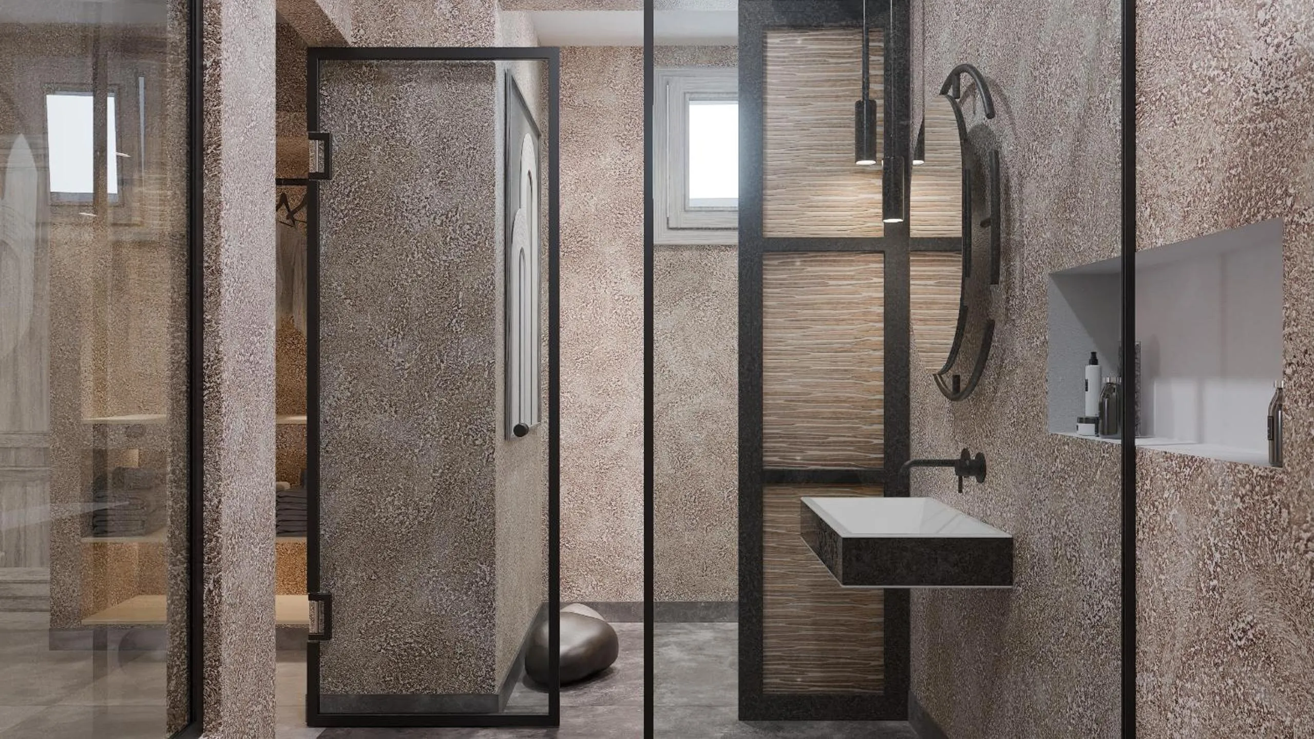 Bathroom in F Fine Suites - Adults Only