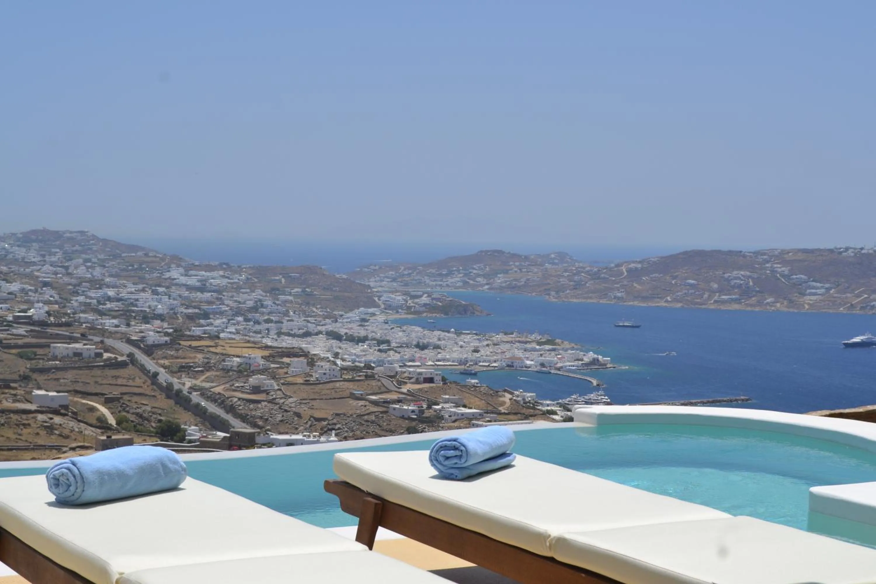 On site in Mykonos Divino