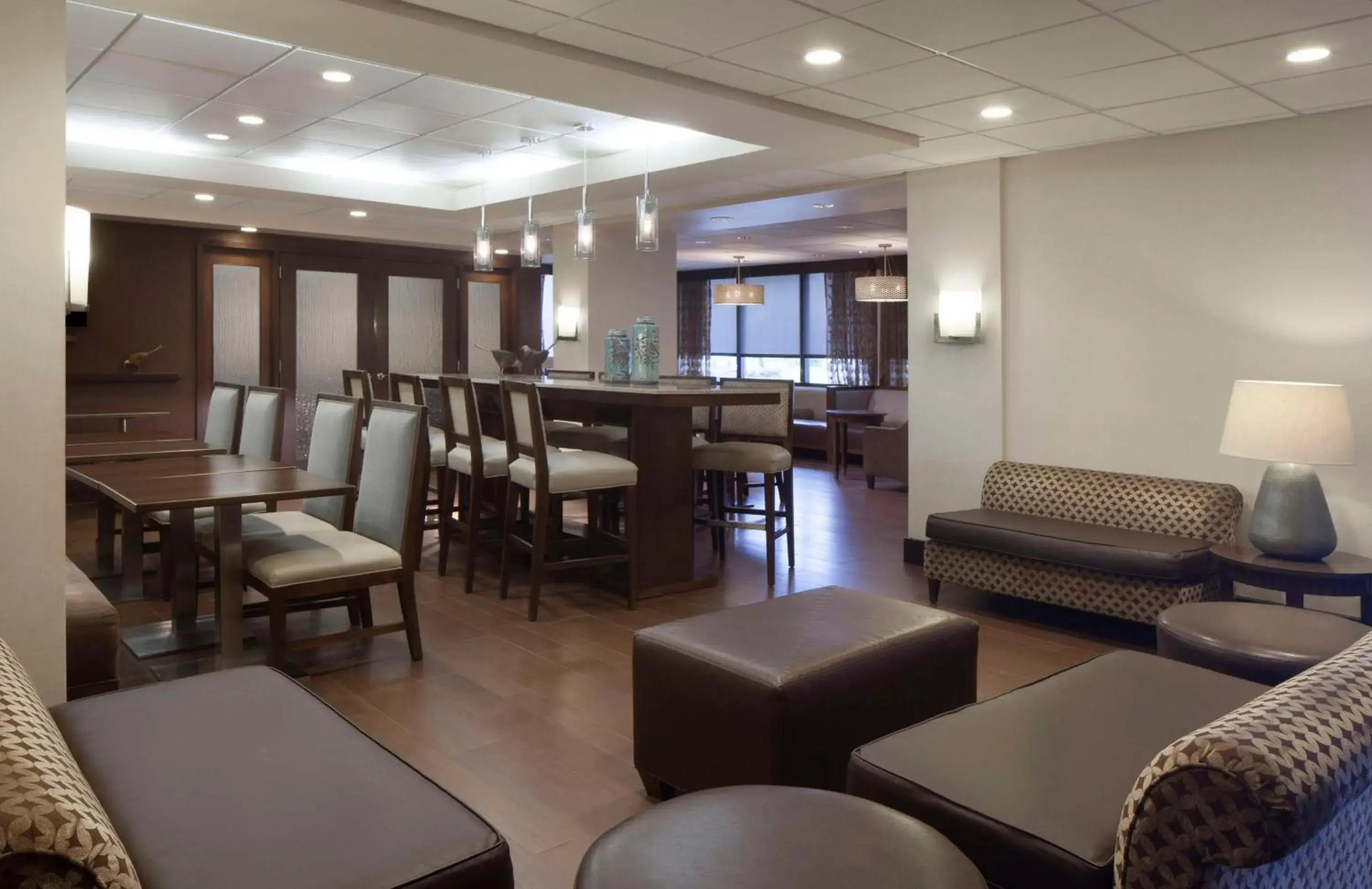 Lobby or reception in Hampton Inn Evansville Lobby or reception in Hampton Inn Evansville