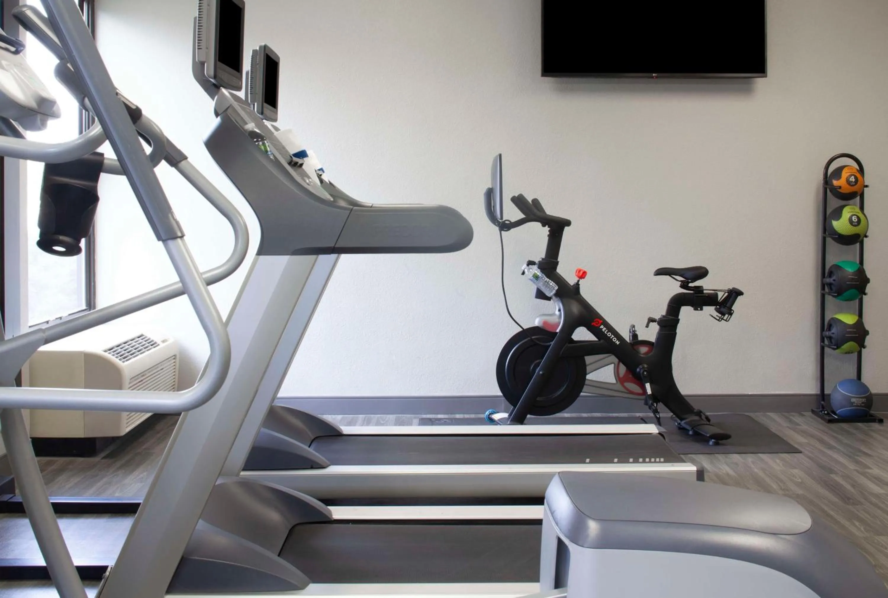 Fitness centre/facilities in Hampton Inn Evansville