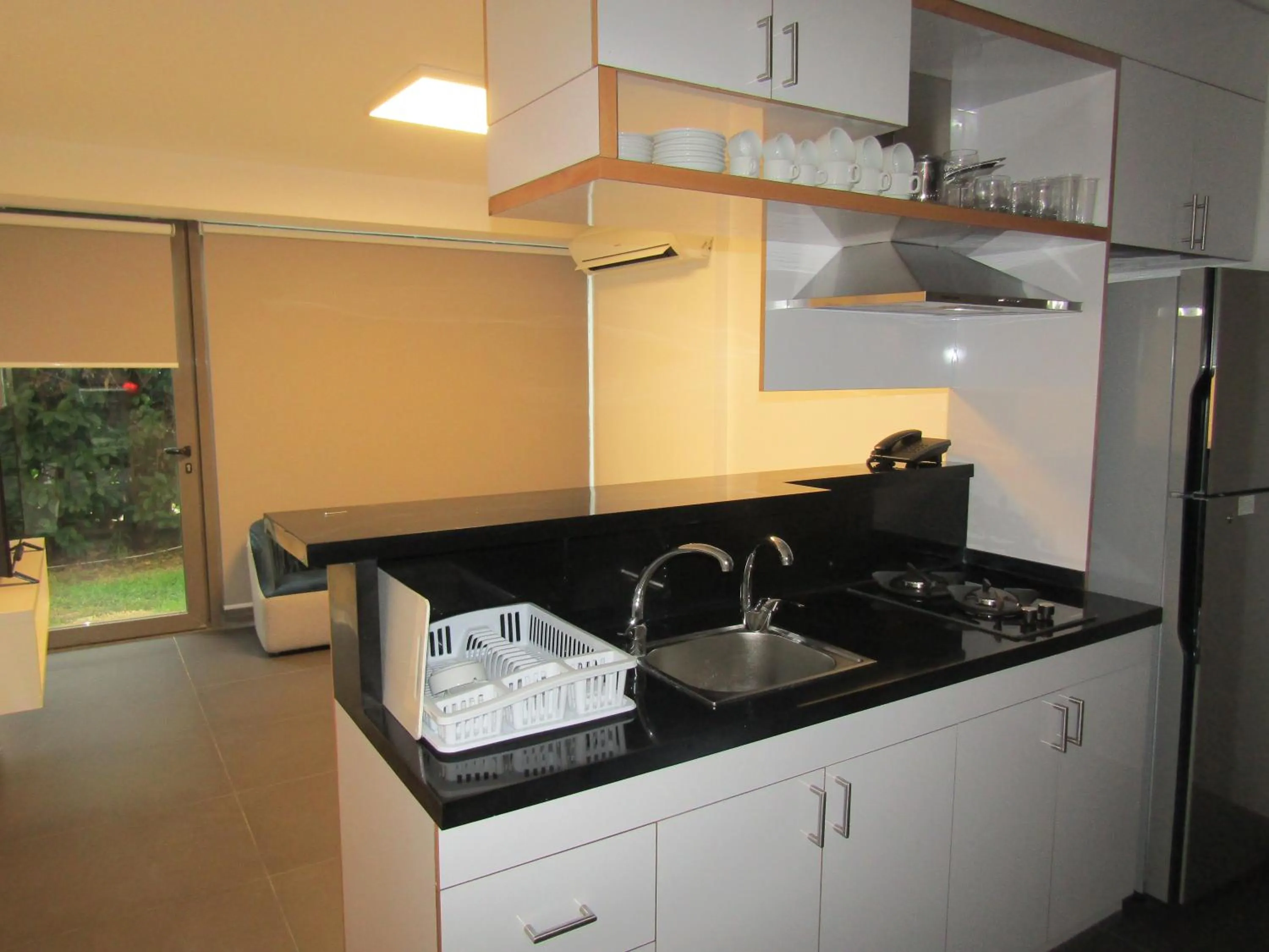Kitchen or kitchenette in Siwar Center Apartments