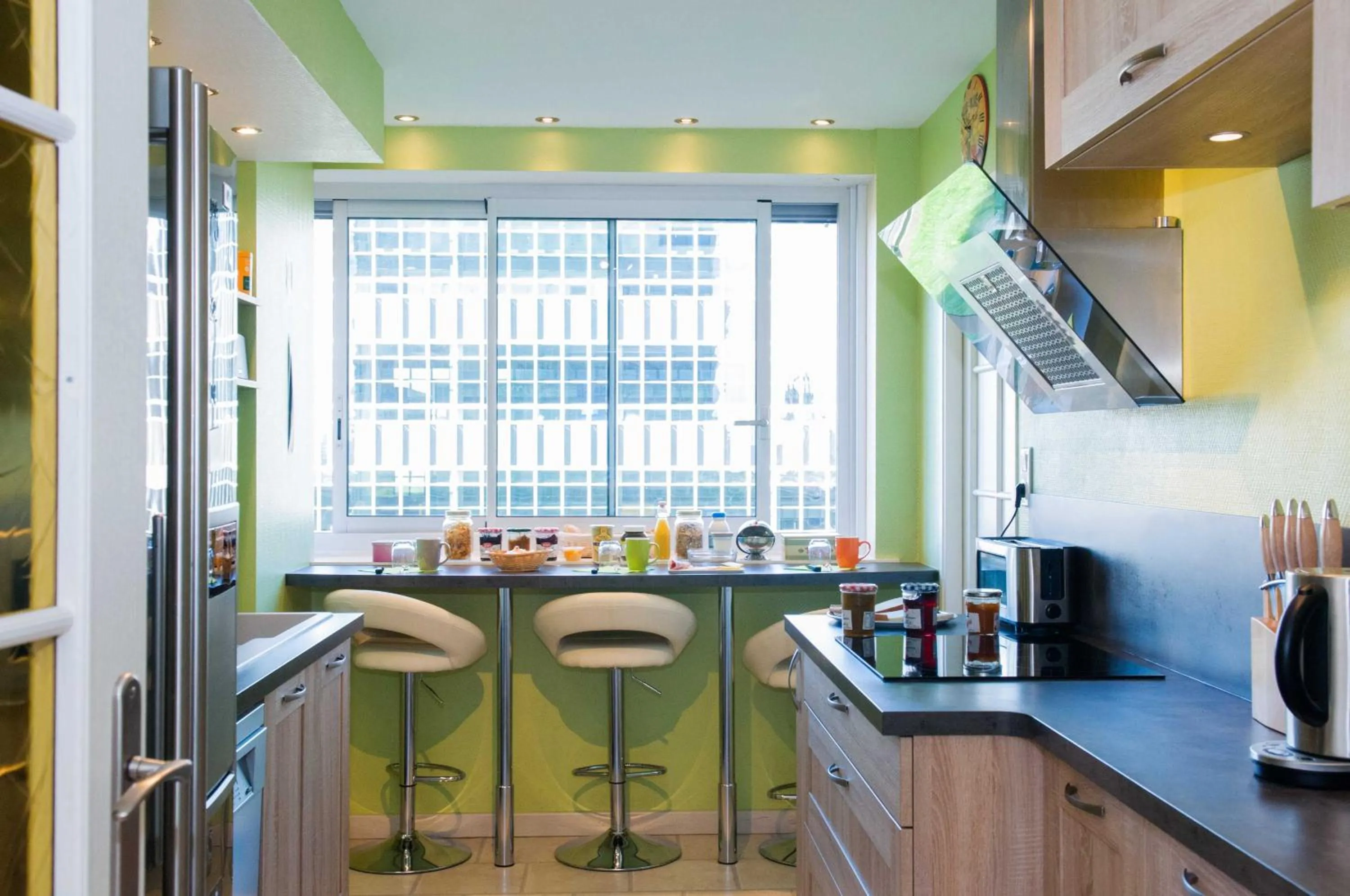 Dining area in Chambre d'hôtes Au Coeur De NancyB&B proche gare de Nancy