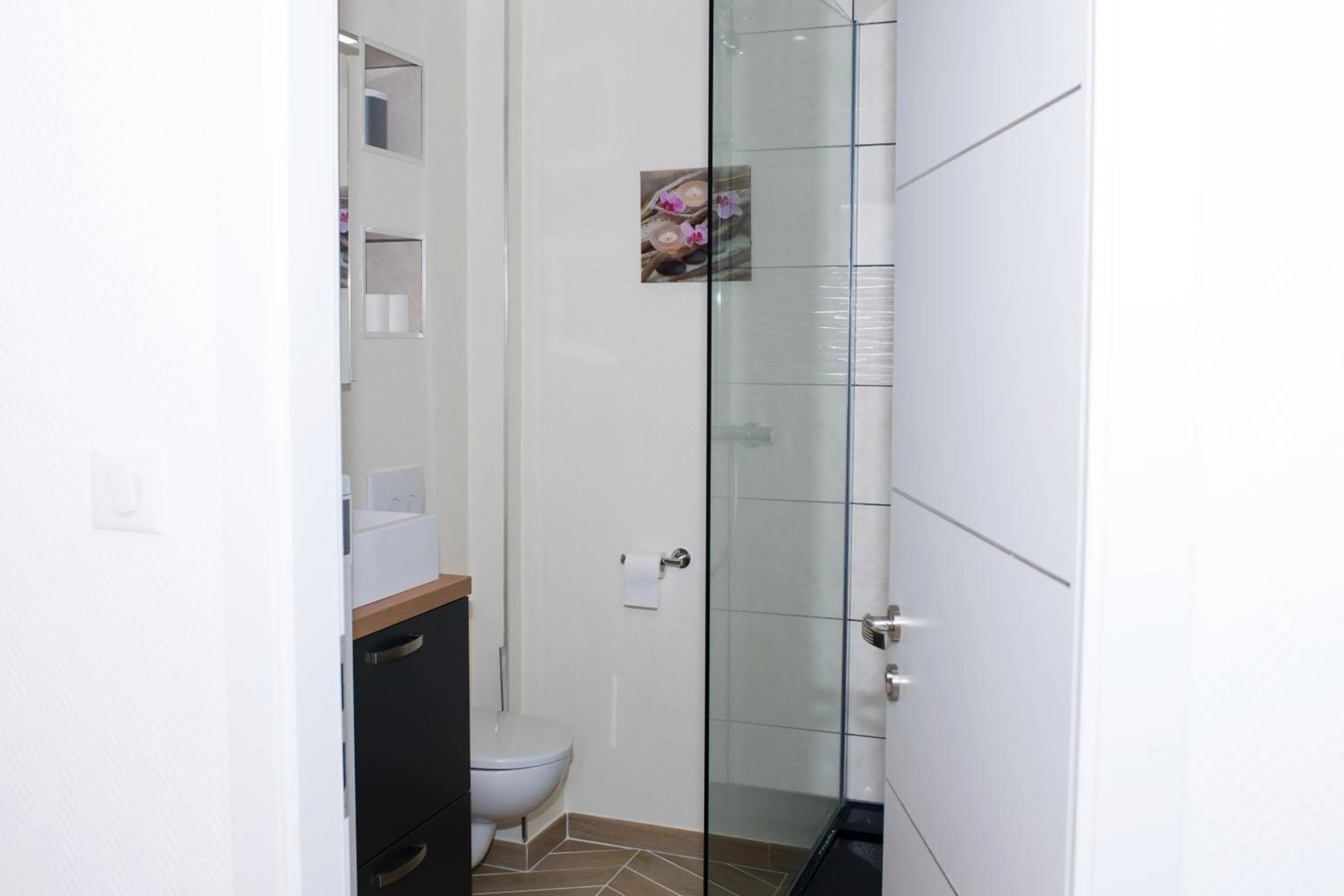 Bathroom in Chambre d'hôtes Au Coeur De NancyB&B proche gare de Nancy