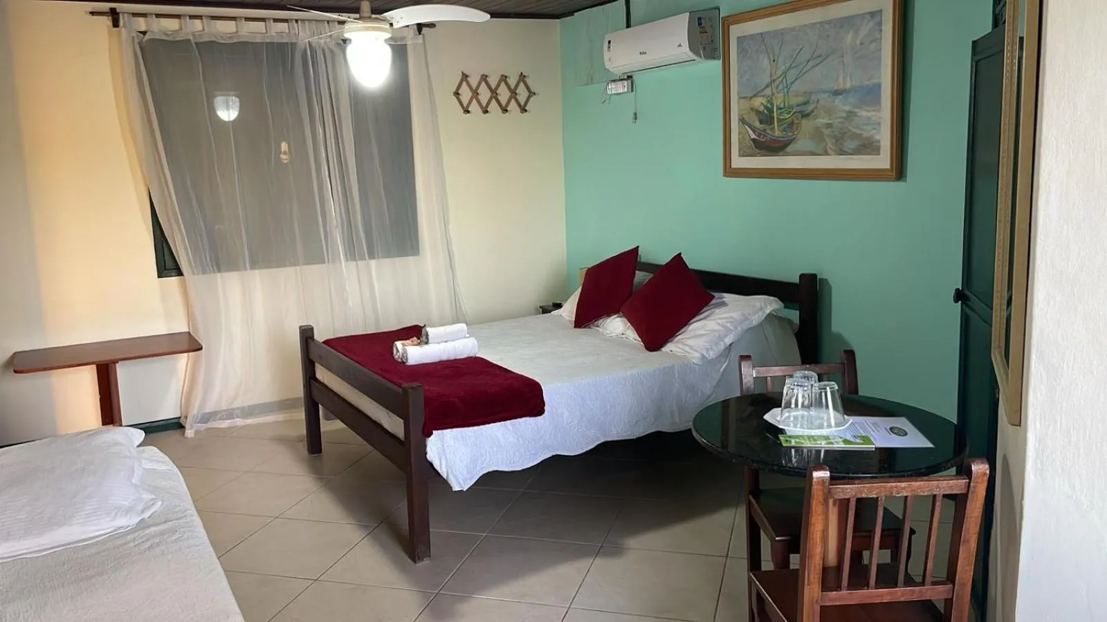 Bed in Pousada Saint Germain