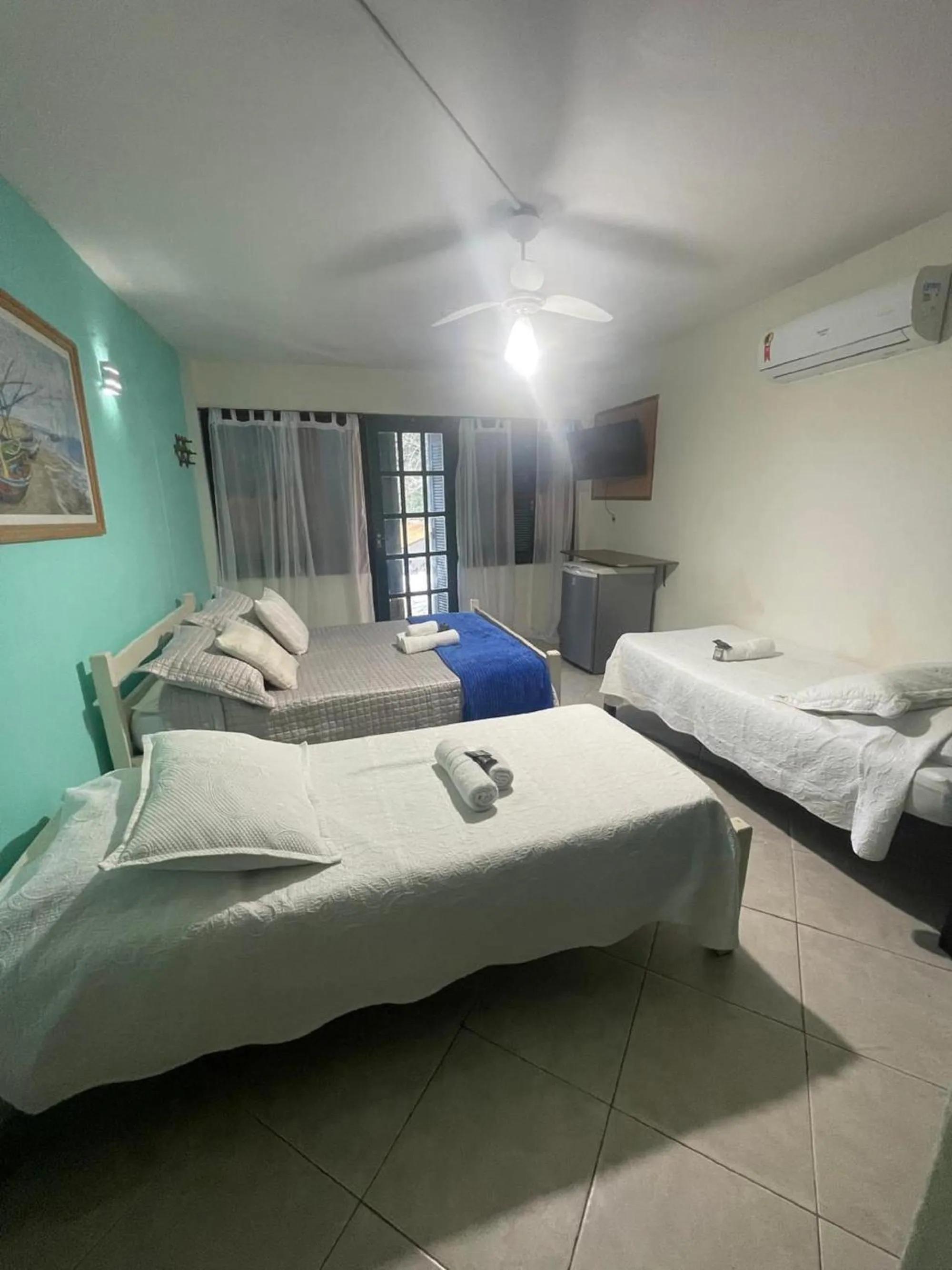 Bed in Pousada Saint Germain