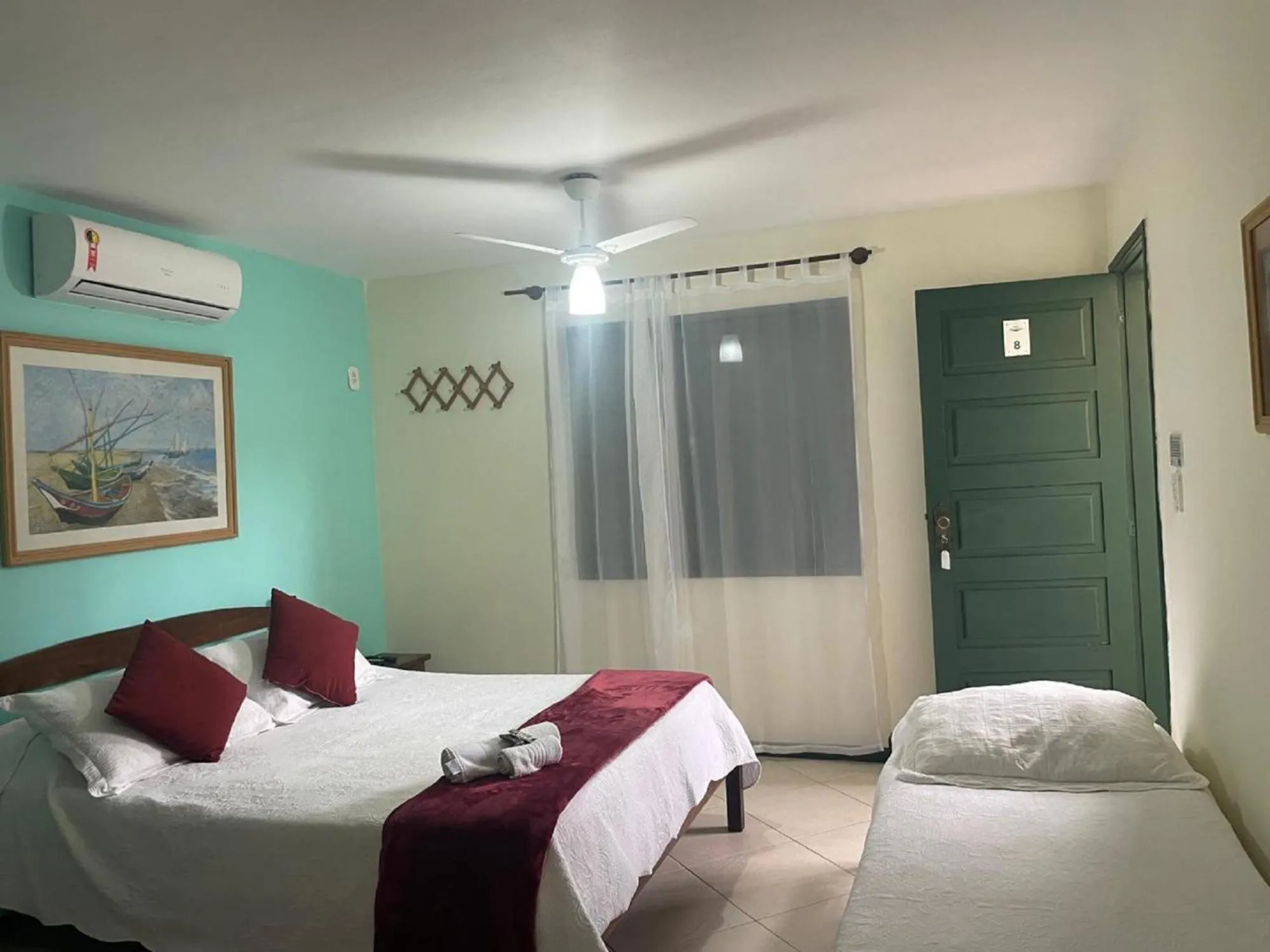 Bed in Pousada Saint Germain