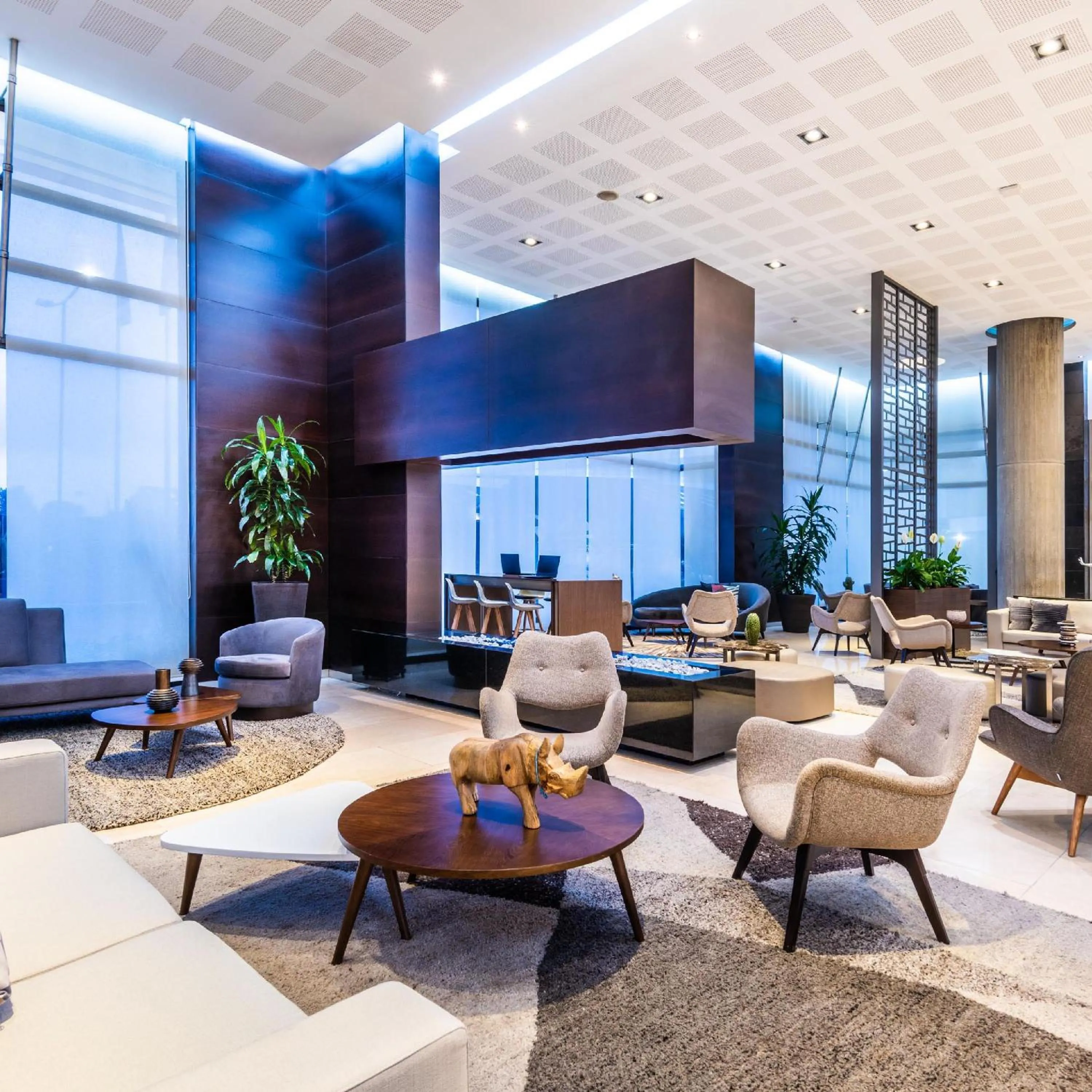 Lobby or reception in Hilton DoubleTree Bogotá Salitre AR