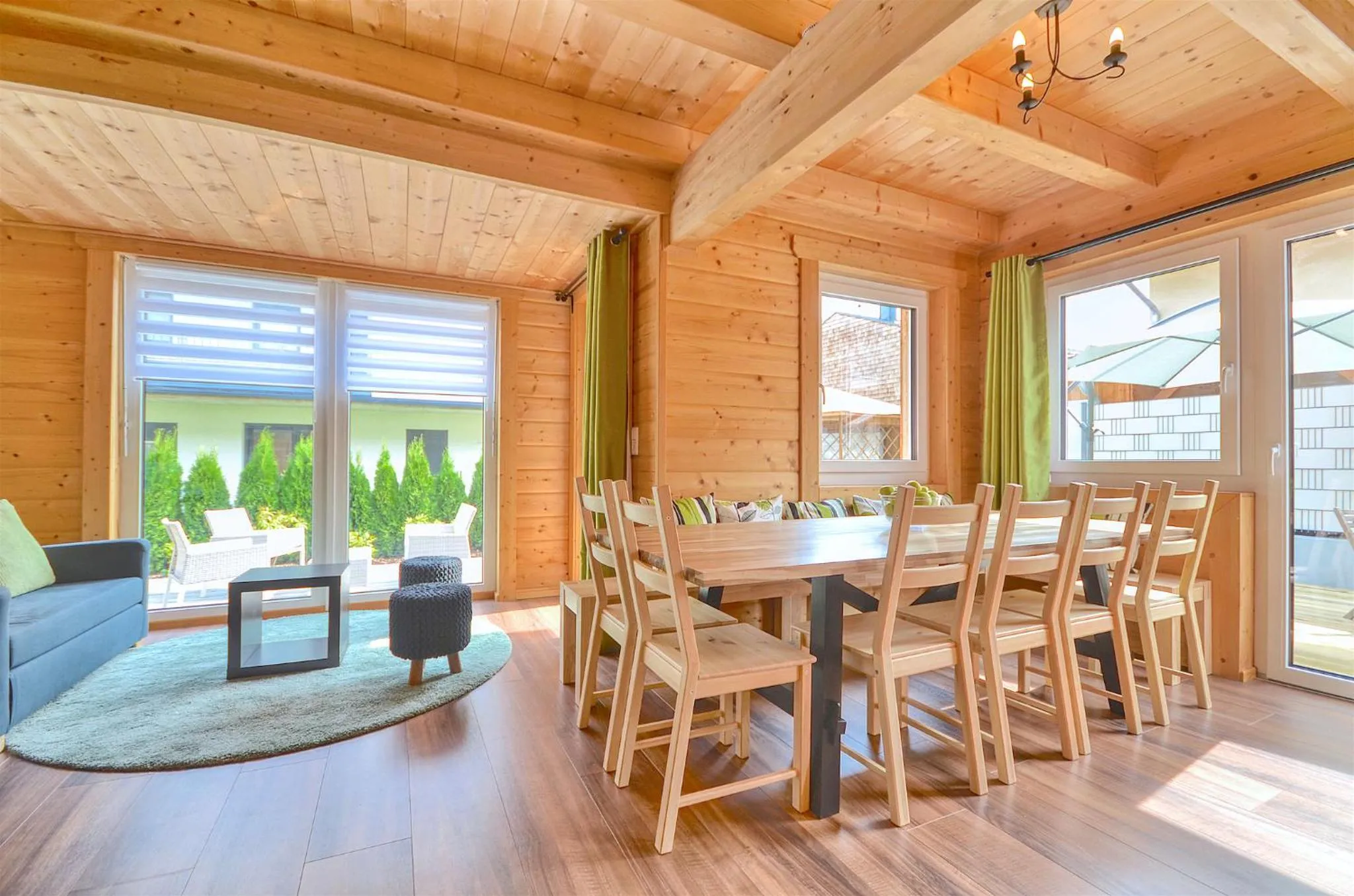 Living room in Chalet Seven - by Alpen Apartments