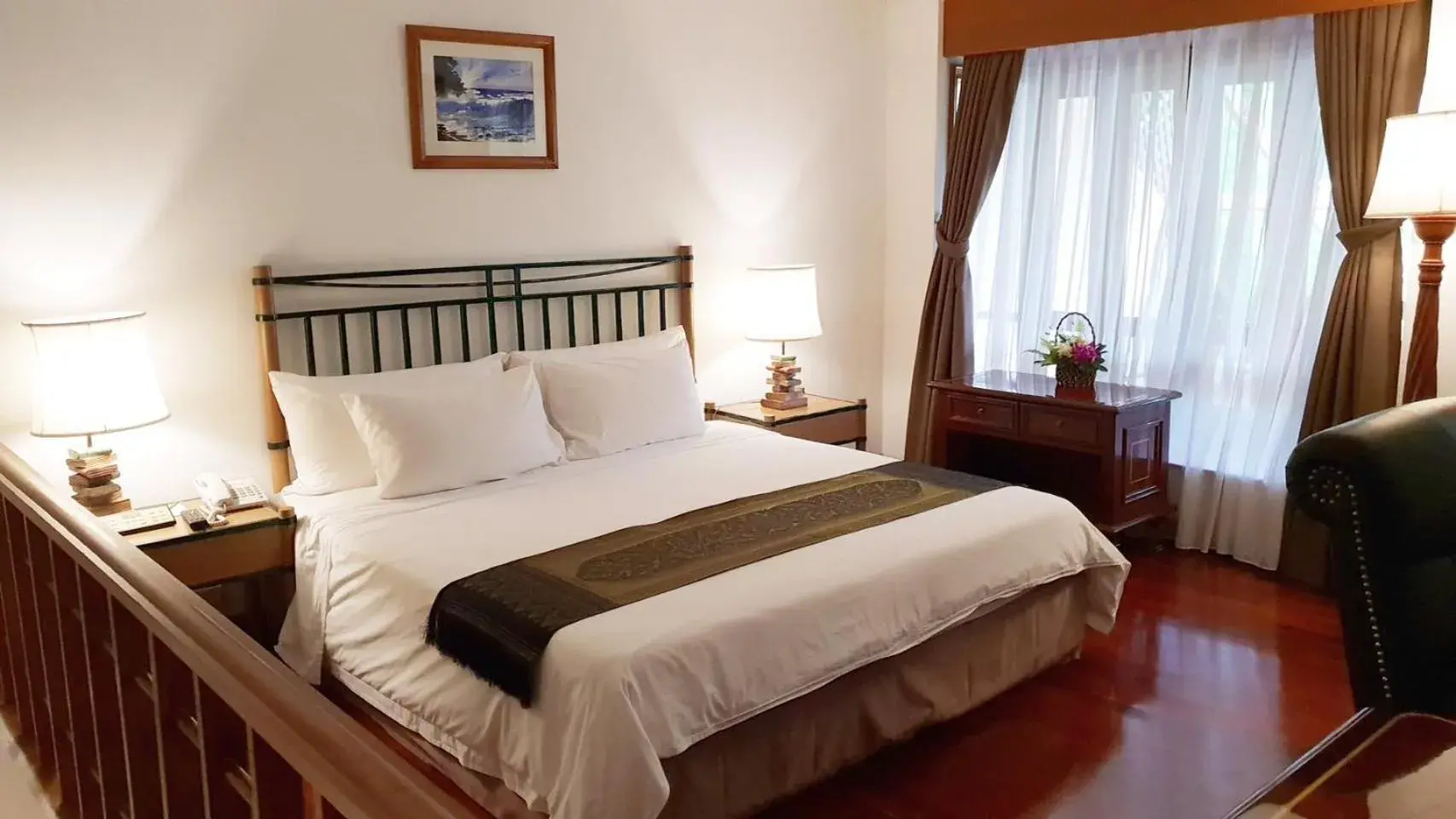 Bedroom, Bed in Felix River Kwai Resort - SHA Plus,Certified Bedroom, Bed in Felix River Kwai Resort - SHA Plus,Certified
