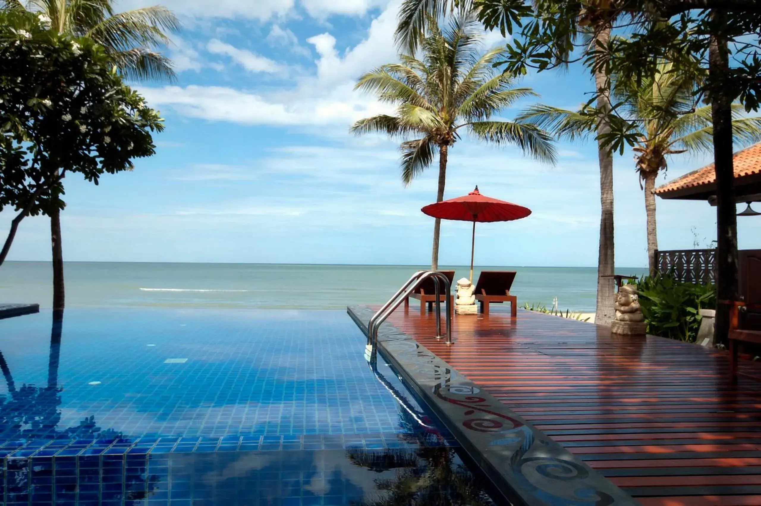 Pool view in Praseban Resort Pool view in Praseban Resort