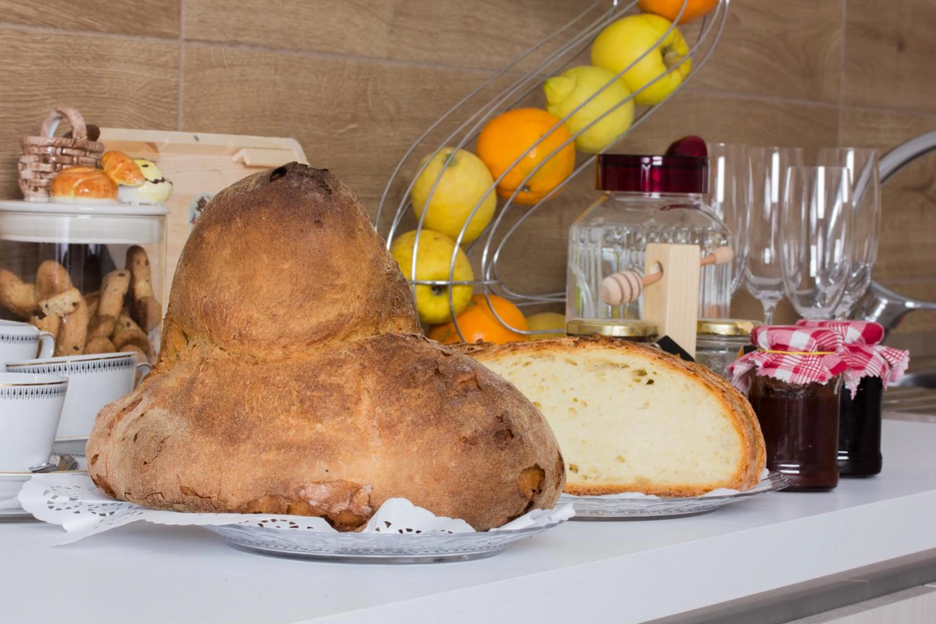 Italian breakfast in Quarto Latino B&B