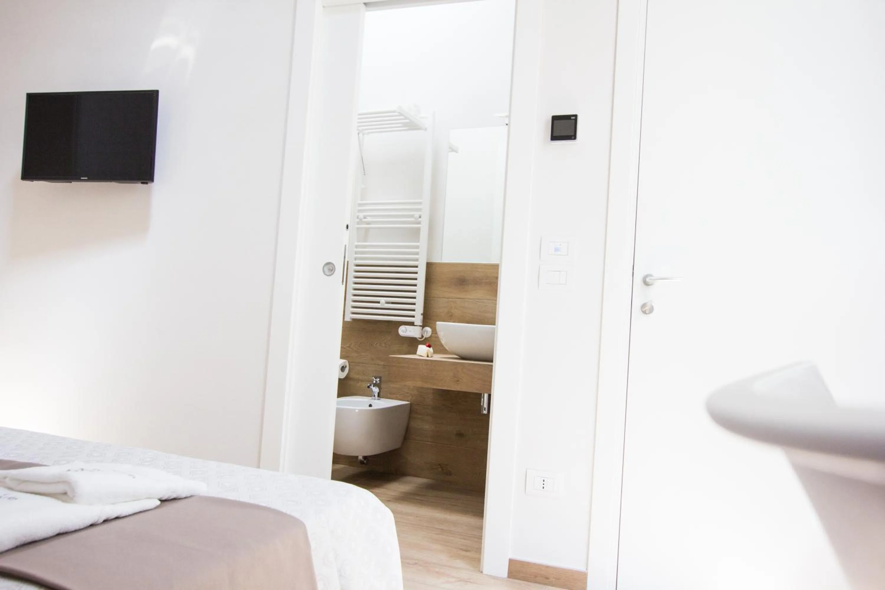 Bathroom, Bed in Quarto Latino B&B