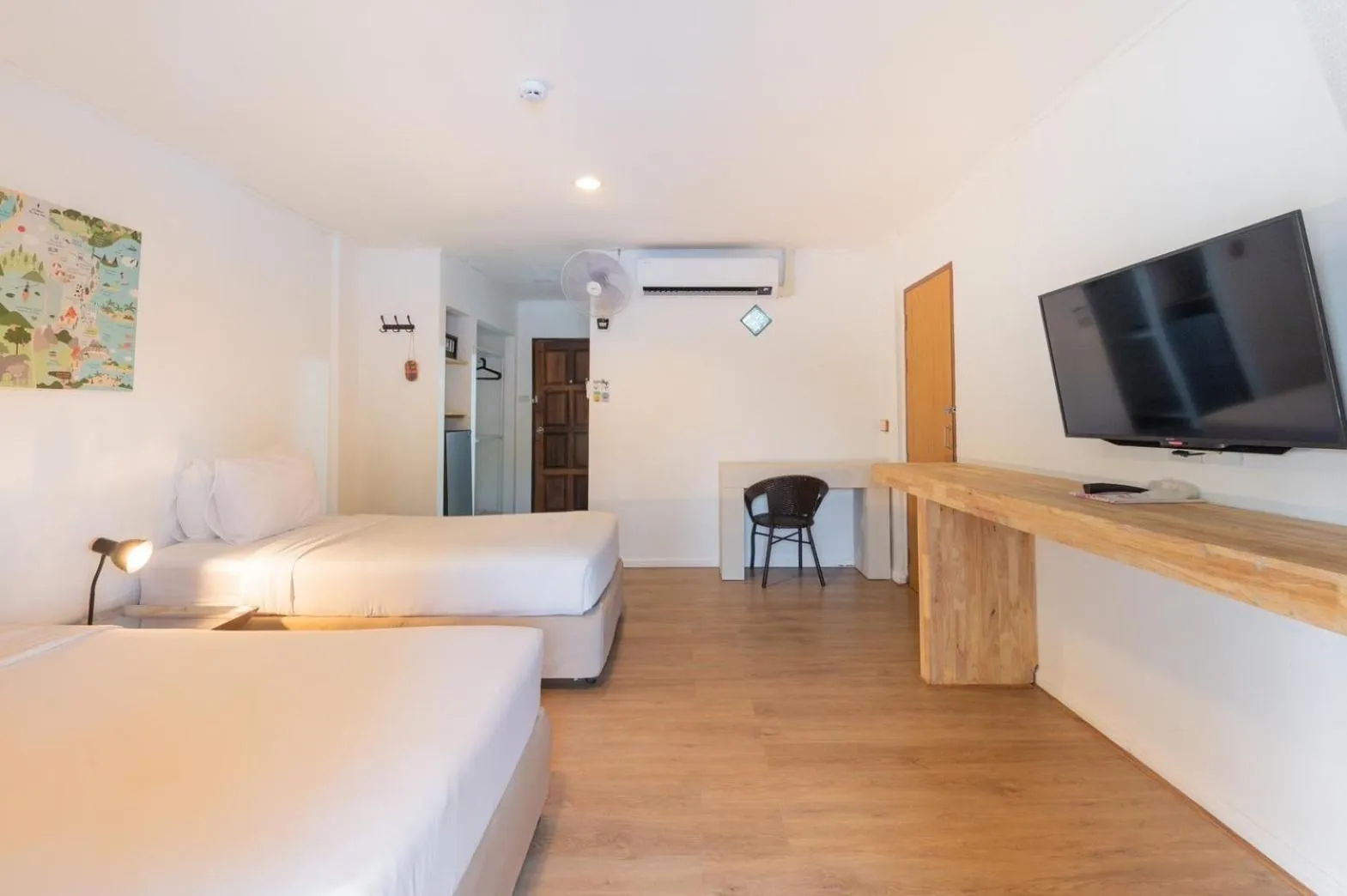 Bed in Dolphin Bay Beach Resort