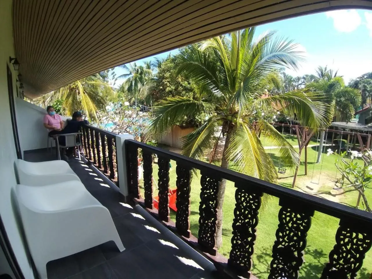 Balcony/Terrace in Dolphin Bay Beach Resort